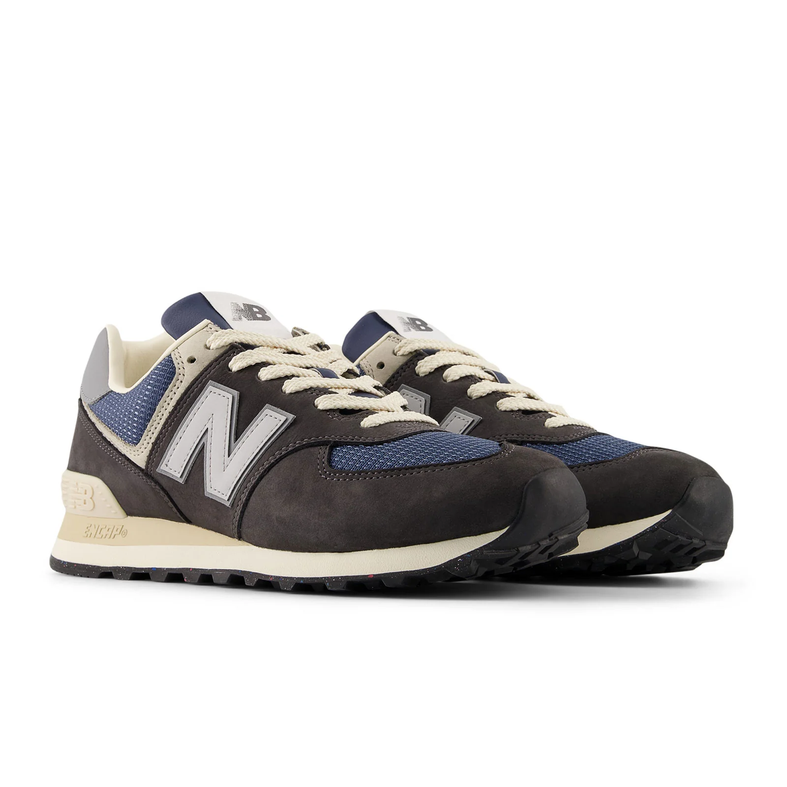 New Balance 574 Sneaker (Unisex) - Black Cement/Slate Grey - Image 3