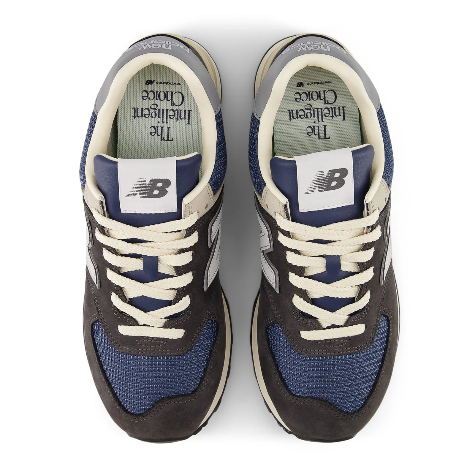New Balance 574 Sneaker (Unisex) - Black Cement/Slate Grey - Image 5