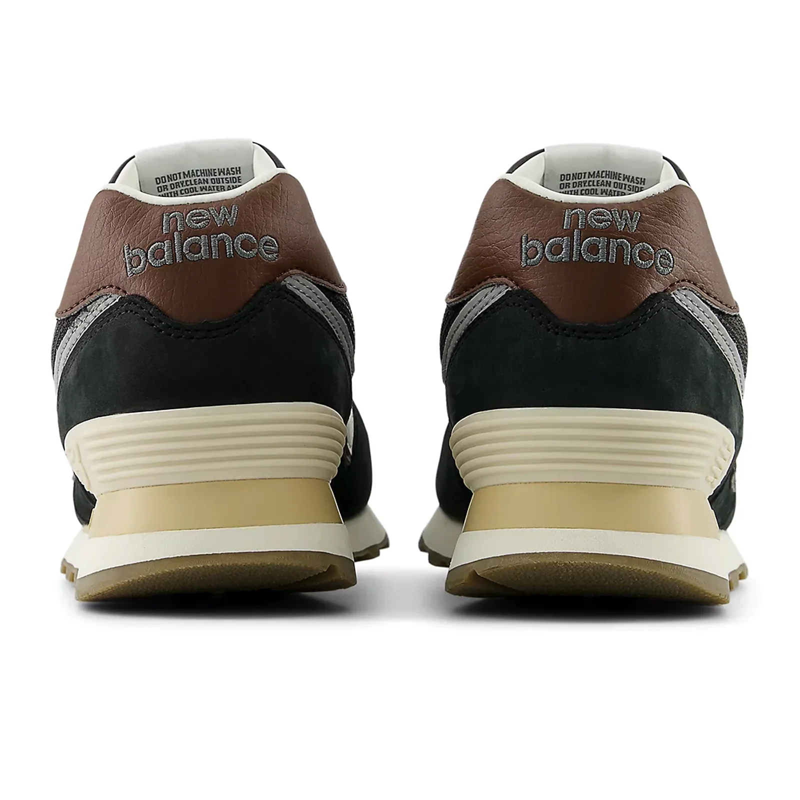 New Balance 574 Sneaker (Unisex) - Brown/Dark Silver Metallic - Image 4