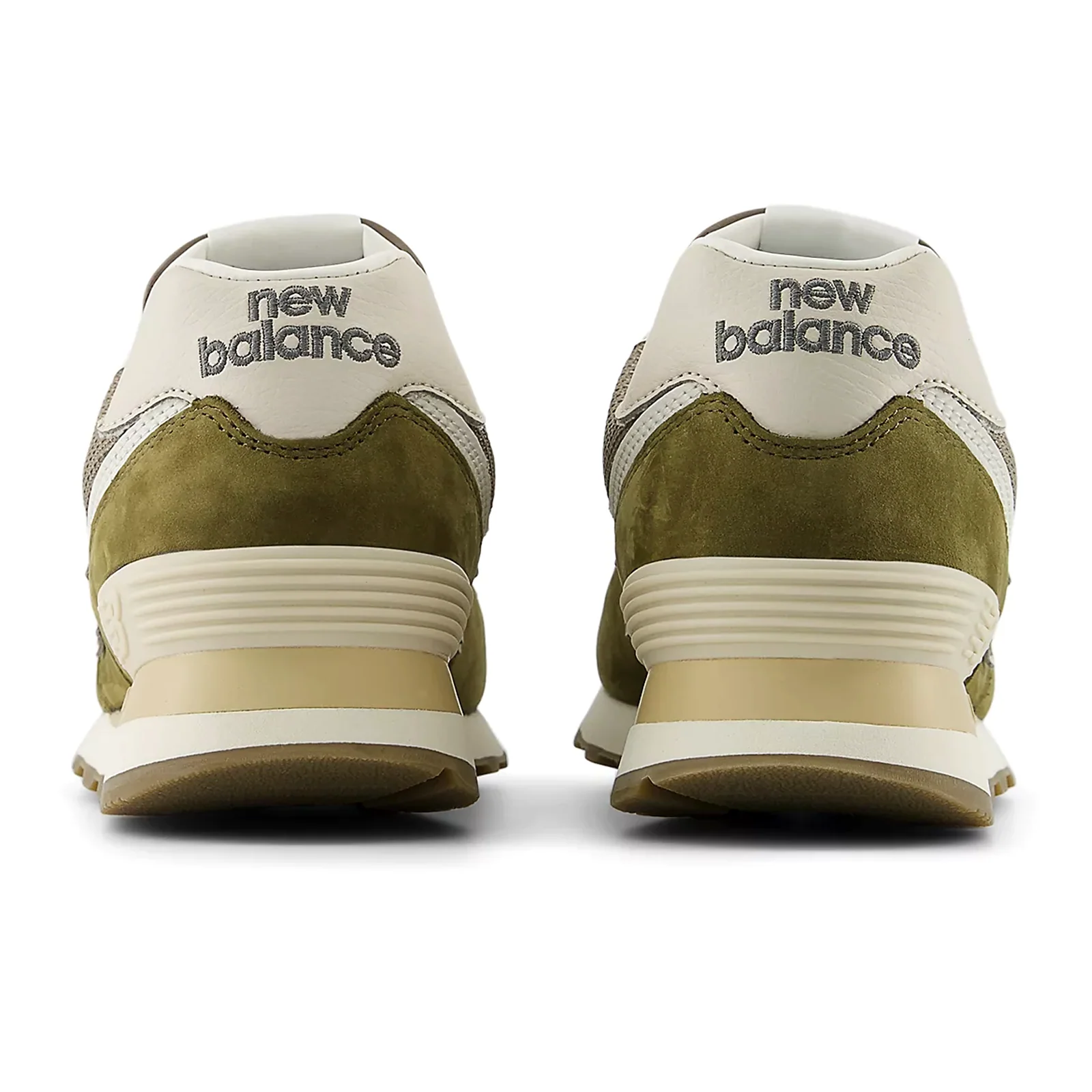 New Balance 574 Sneaker (Unisex) - Calcium/Dark Silver Metallic - Image 4