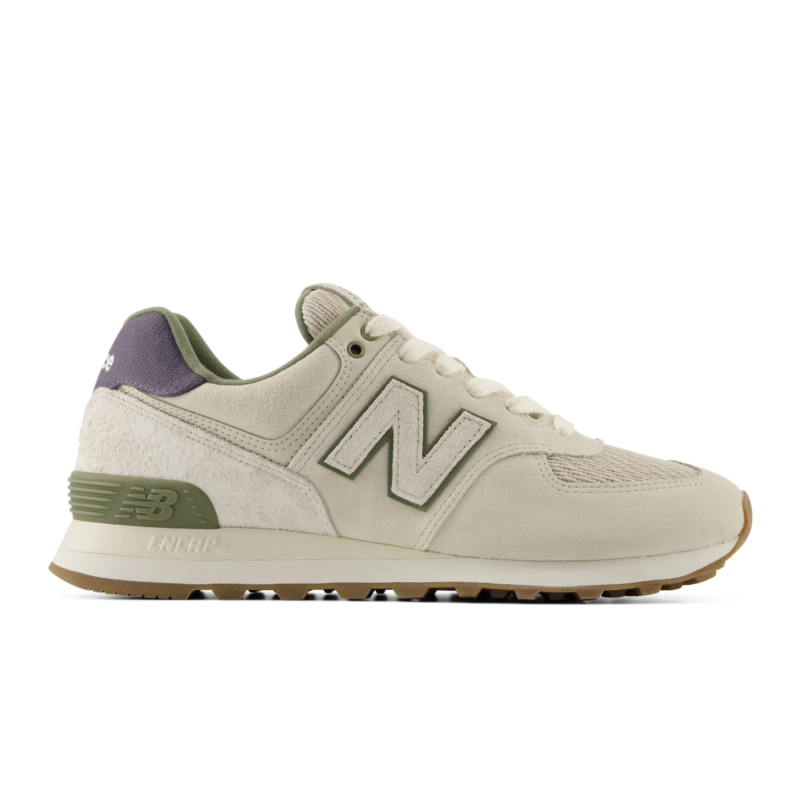 New Balance 574 Sneaker (Unisex) - Timberwolf/Dark Olivine