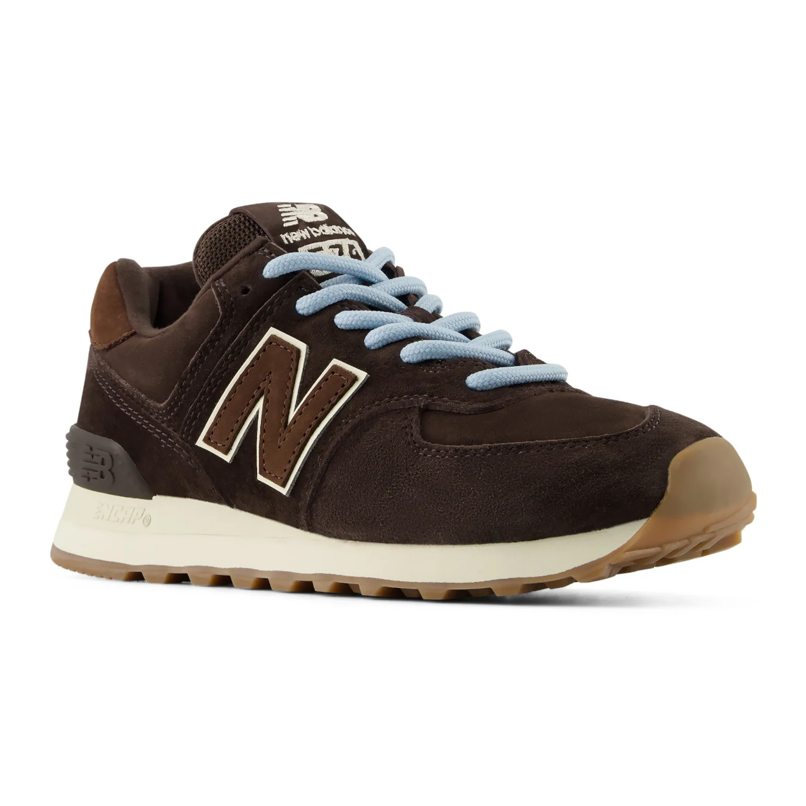 New Balance 574 Sneaker (Women) - Black Coffee/Angora - Image 3