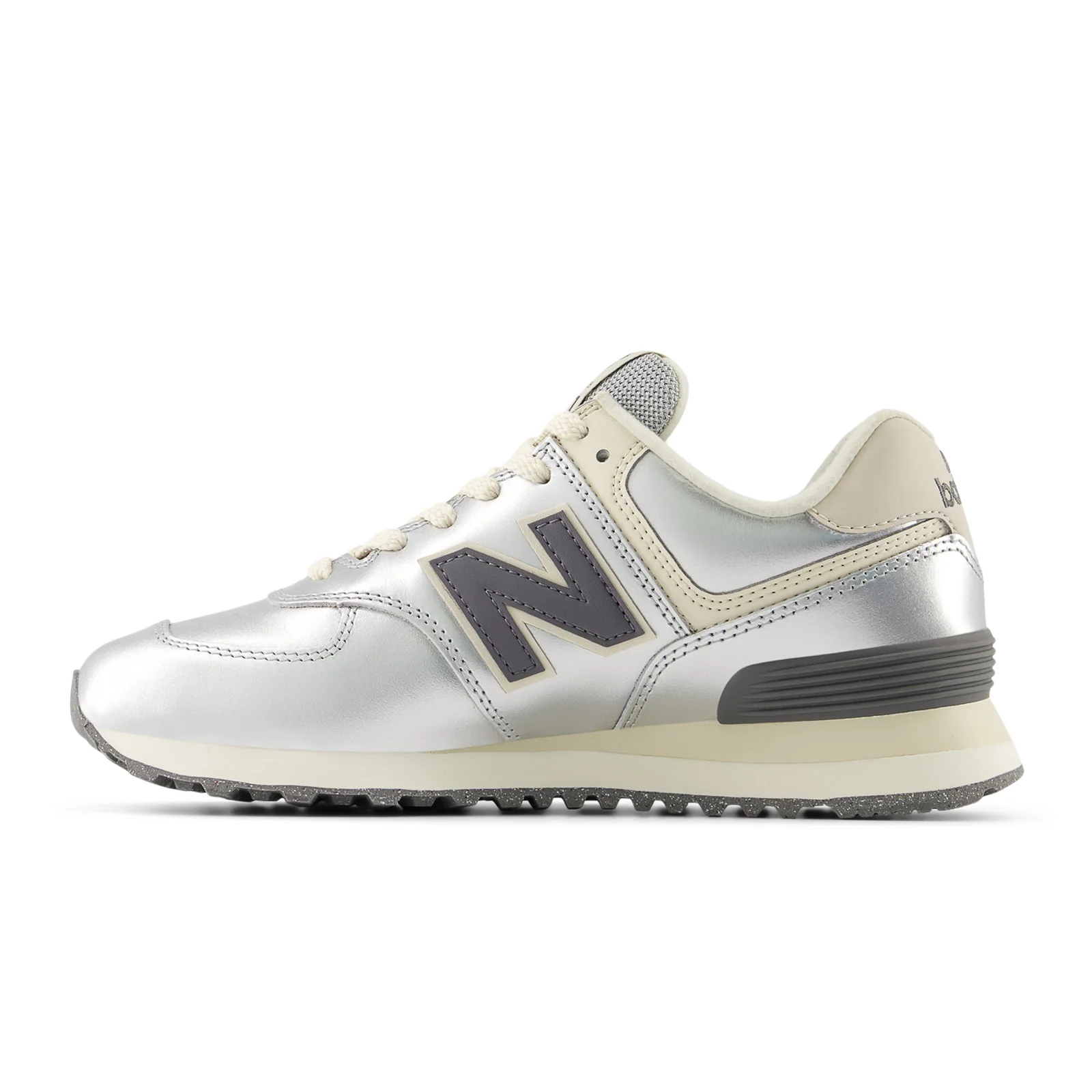 New Balance 574 Sneaker (Women) - Metallic Silver/Arctic Grey - Image 2
