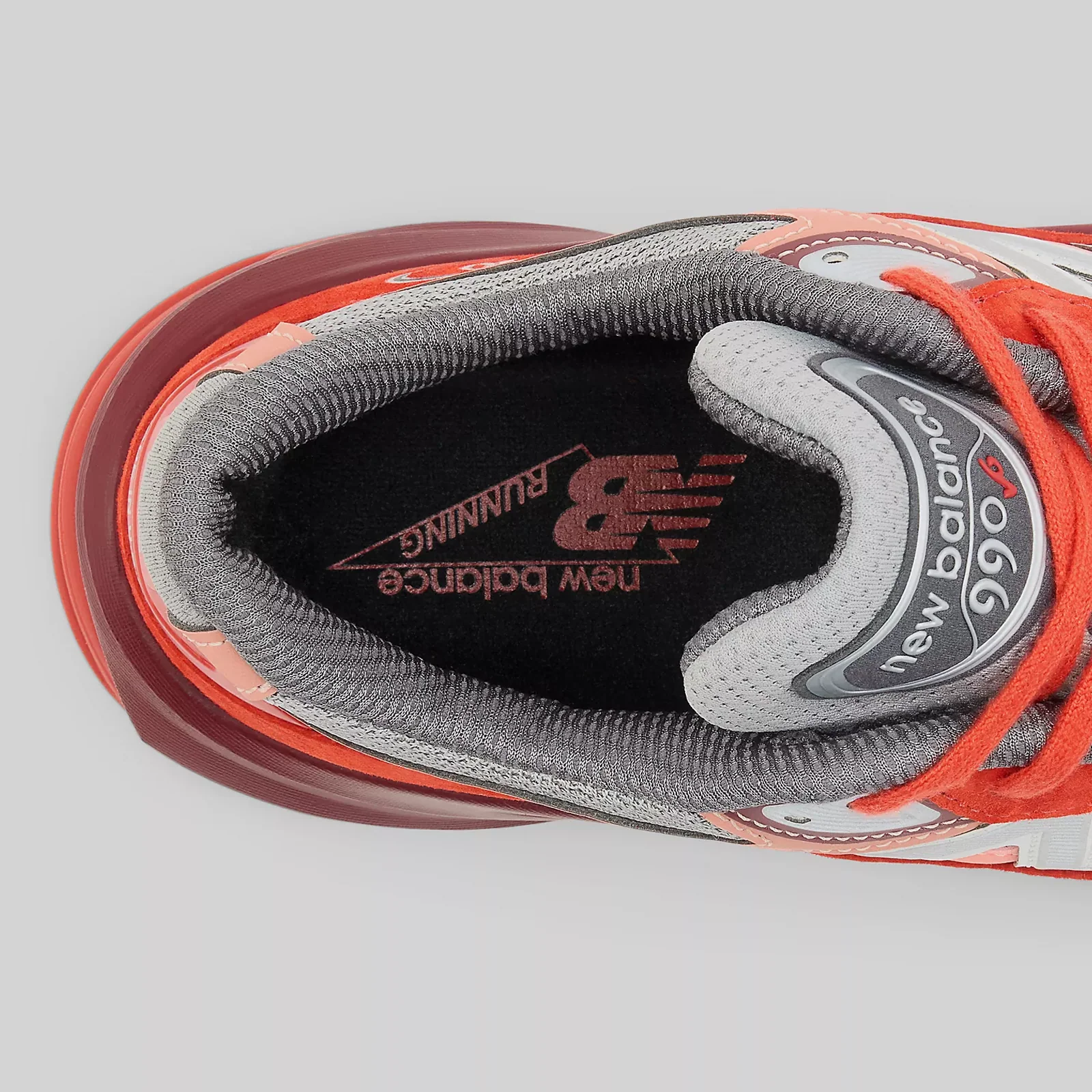 New Balance 990 v6 Running Shoe (Unisex) - Molten Lava/Monarch Burgundy - Image 8