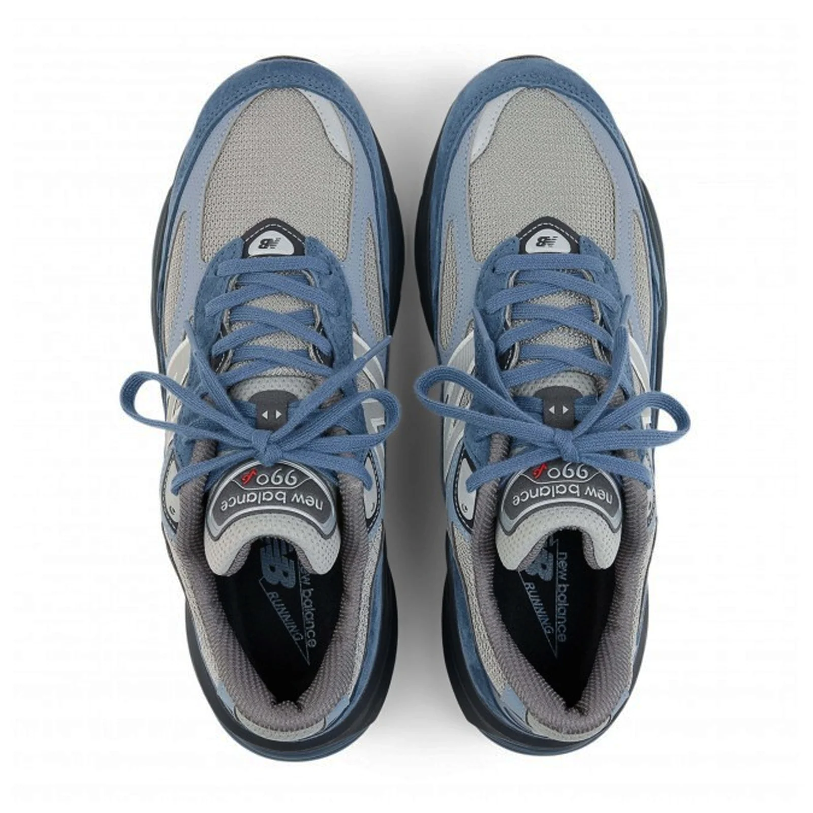 New Balance 990 v6 Running Shoe (Unisex) - Vintage Indigo/Eclipse/Slate Grey - Image 4