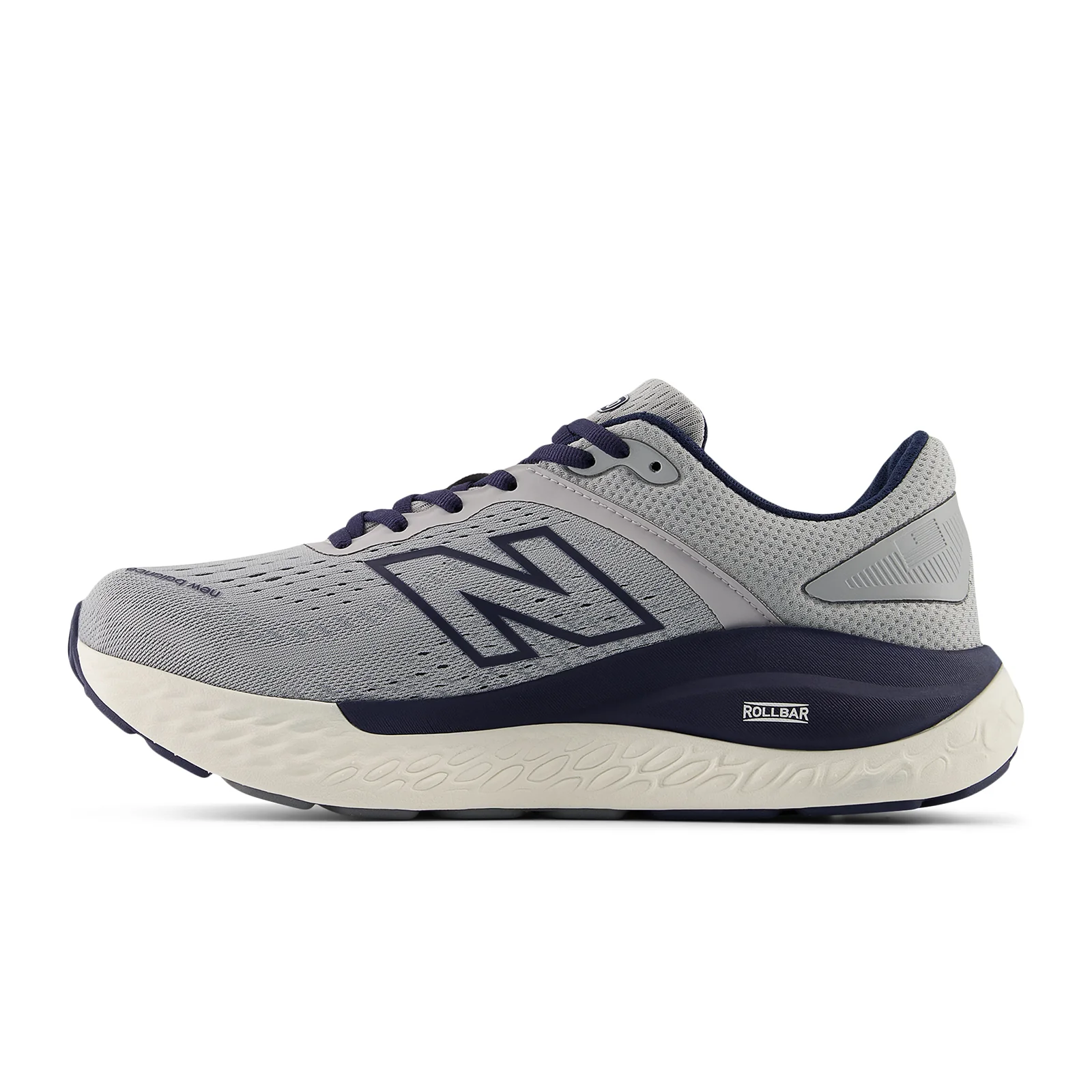 New Balance Fresh Foam X 1540 v4 Running Shoe (Men) - Aluminum Grey/NB Navy - Image 2