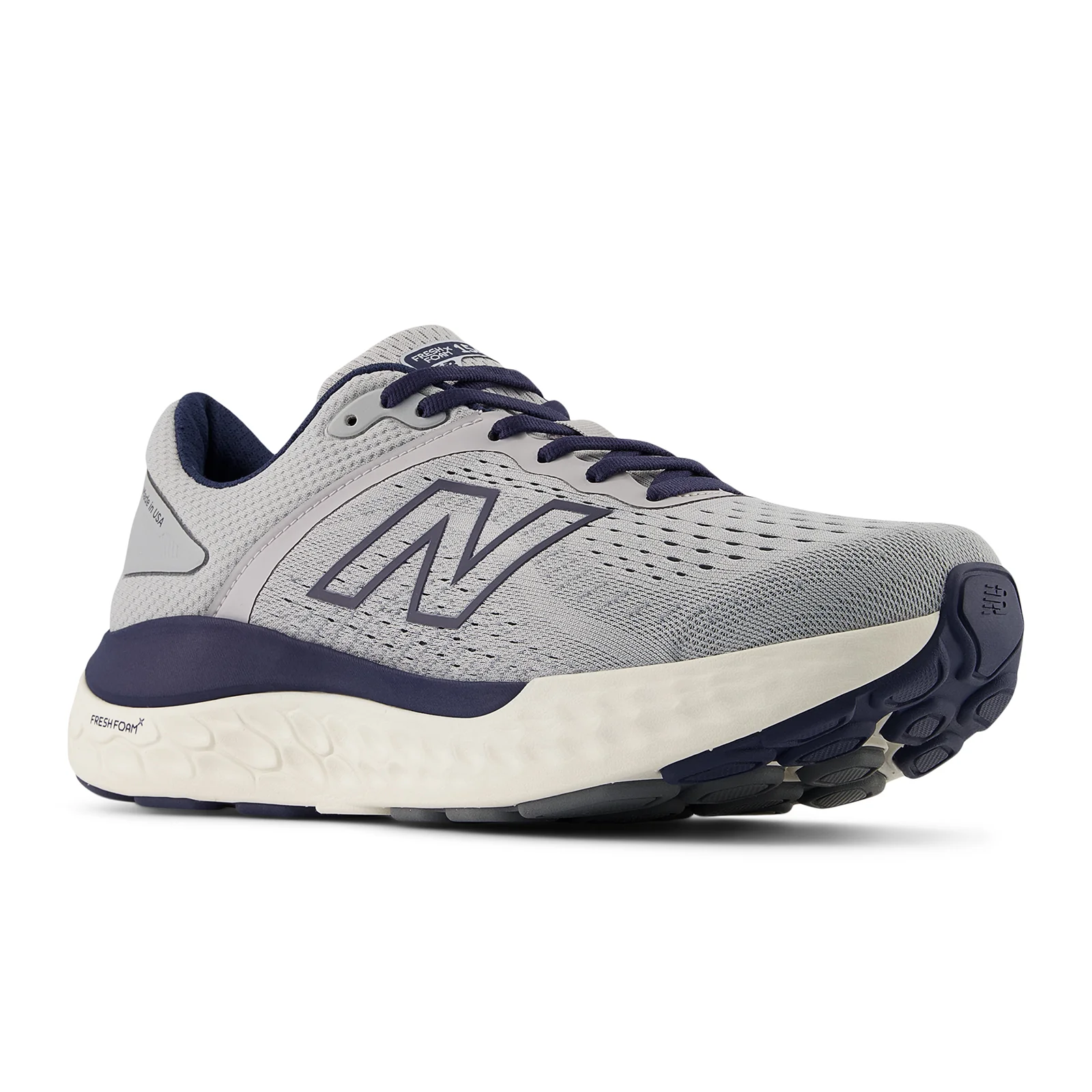 New Balance Fresh Foam X 1540 v4 Running Shoe (Men) - Aluminum Grey/NB Navy - Image 3