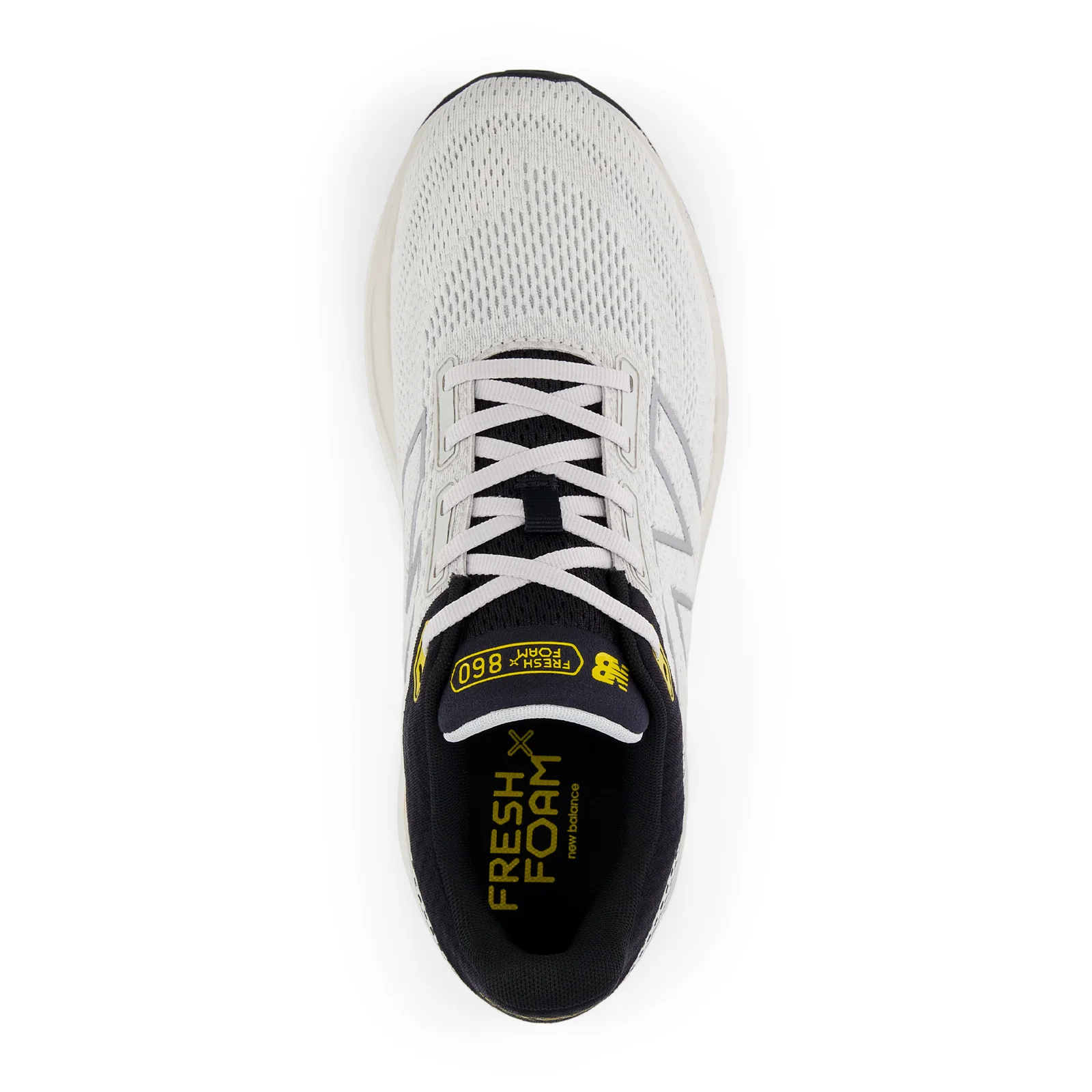 New Balance Fresh Foam X 860 v14 Running Shoe (Men) - Grey Matter/Black/Ginger Lemon - Image 3