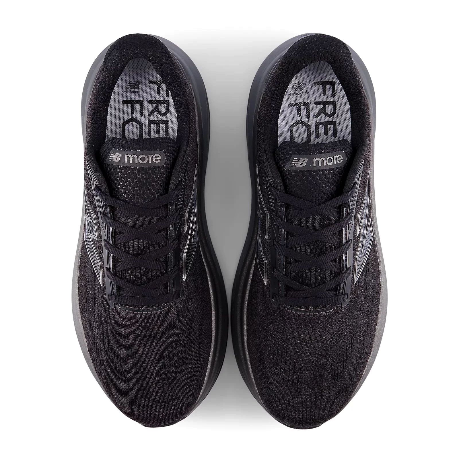 New Balance Fresh Foam X More v6 Running Shoe (Men) - Black/Castlerock/Black Metallic - Image 5