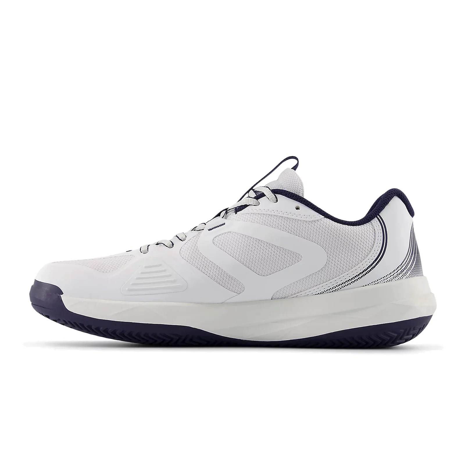 New Balance FuelCell 796 v5 Court Shoe (Men) - NB 103 White/Team Navy - Image 2