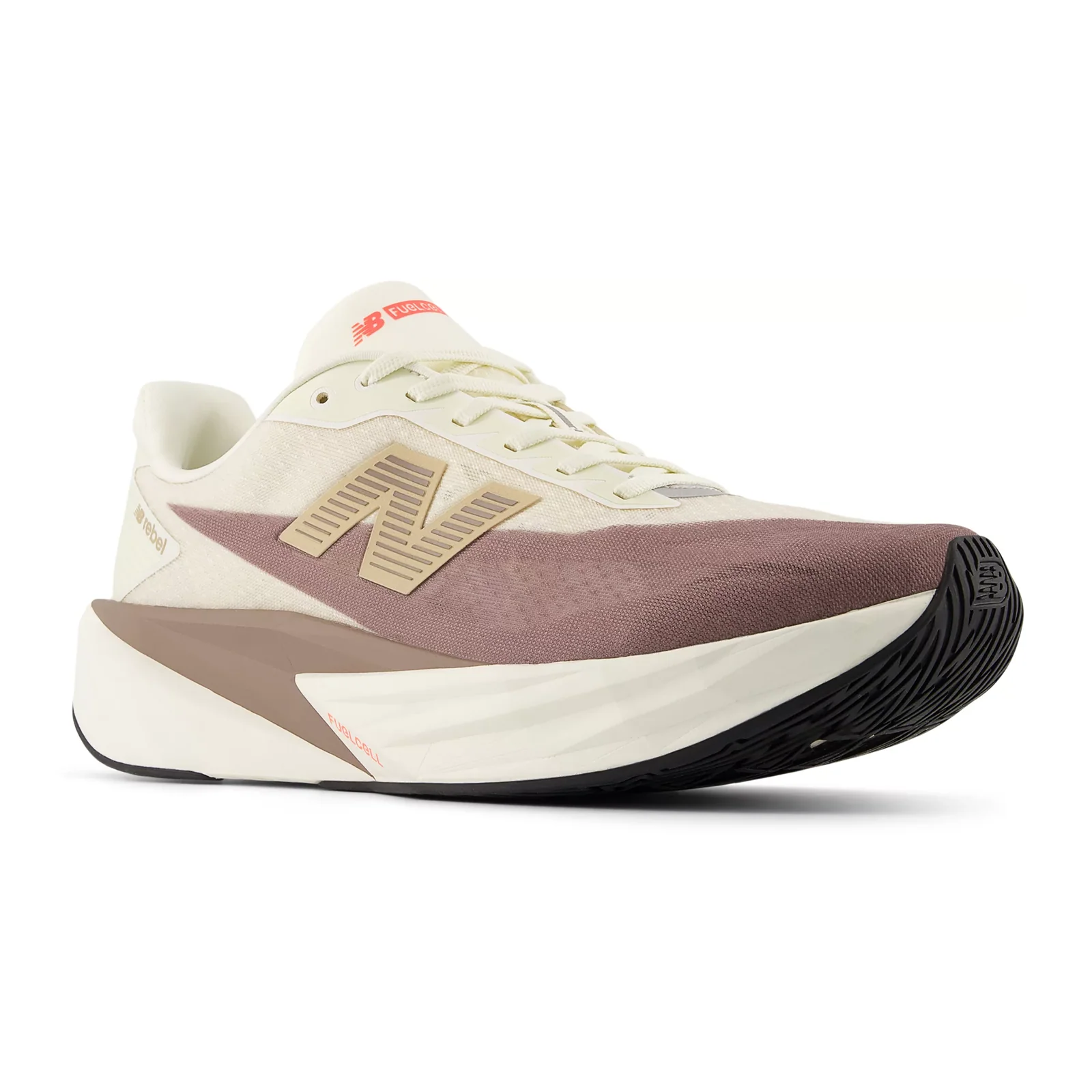 New Balance FuelCell Rebel v5 Running Shoe (Men) - Beige/Brown - Image 3