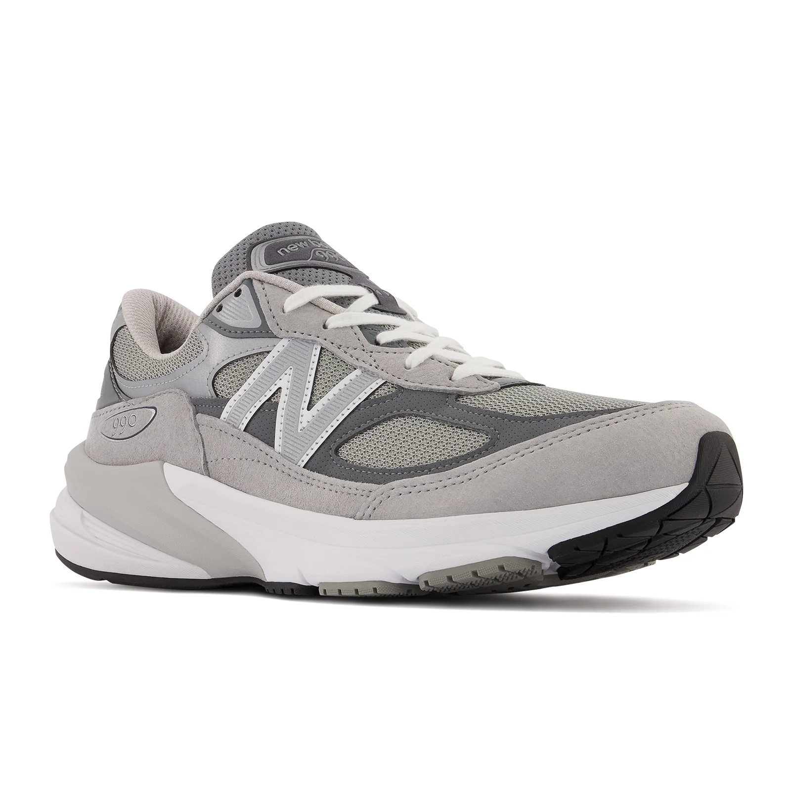 New Balance Made in USA 990 v6 Running Shoe (Men) - Grey/Grey - Image 3