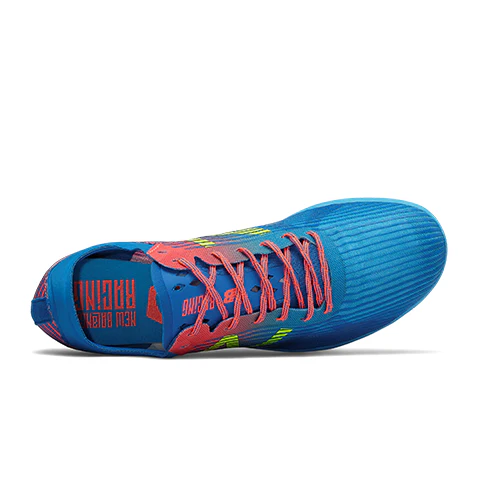 New Balance XC5K v4 Cross Country Spike Track Shoe (Women) - Laser Blue/Dragon Fly - Image 3