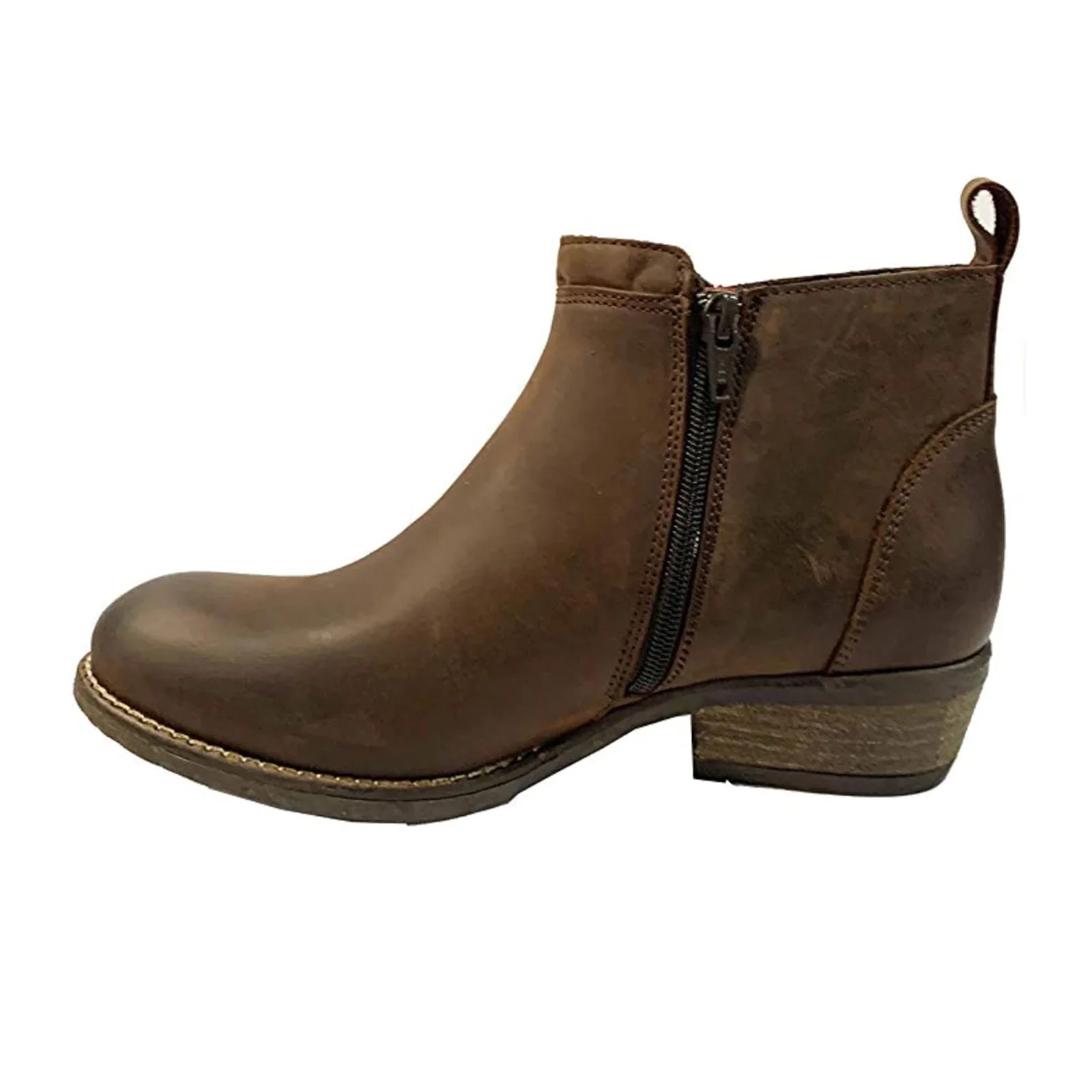 Oak & Hyde Rita Ankle Boot (Women) - Dark Brown - Image 2