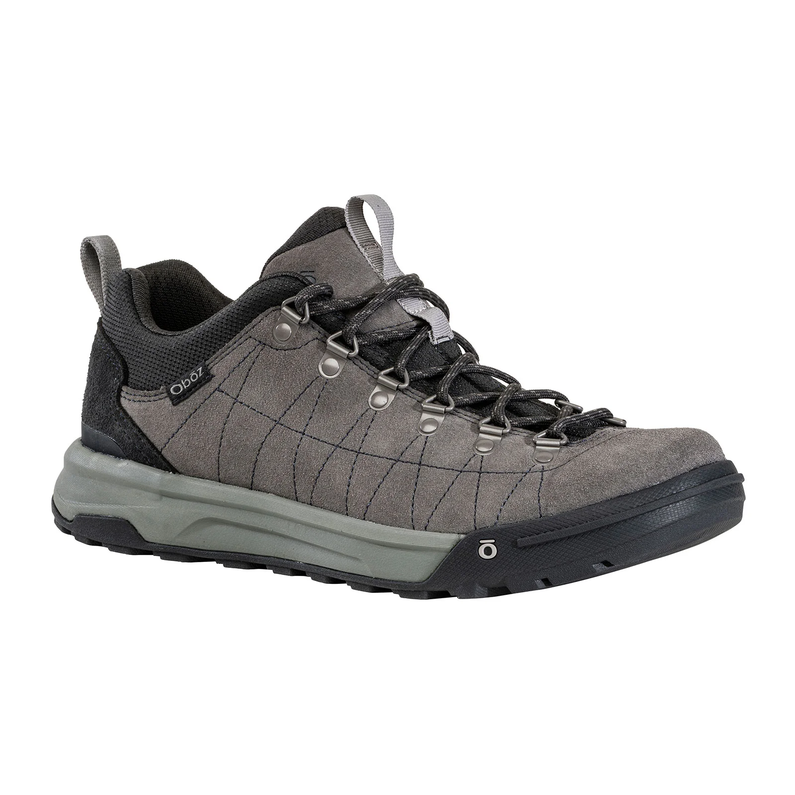 Oboz Beall Low Hiking Shoe (Men) - Lava Rock Suede - Image 3