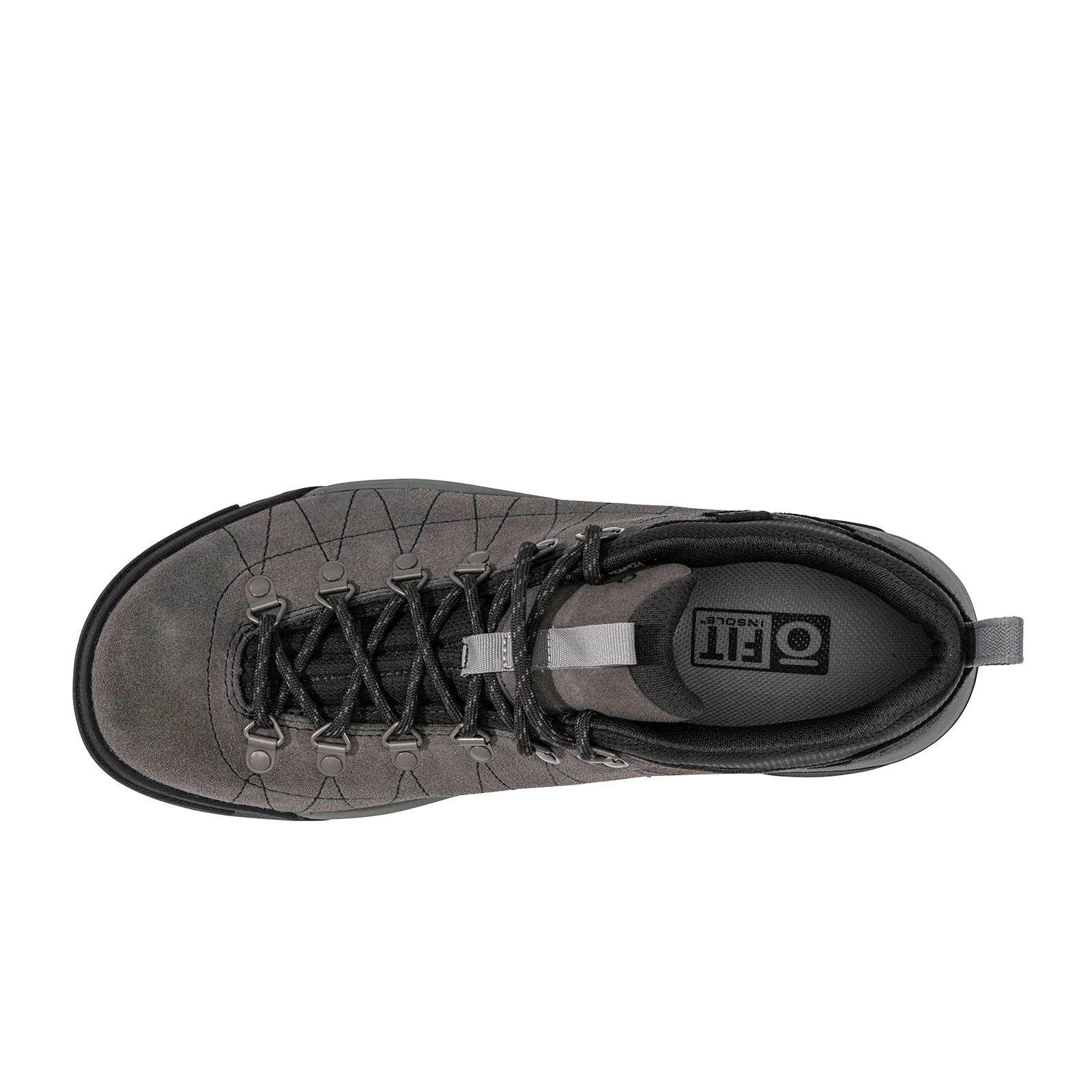 Oboz Beall Low Hiking Shoe (Men) - Lava Rock Suede - Image 4