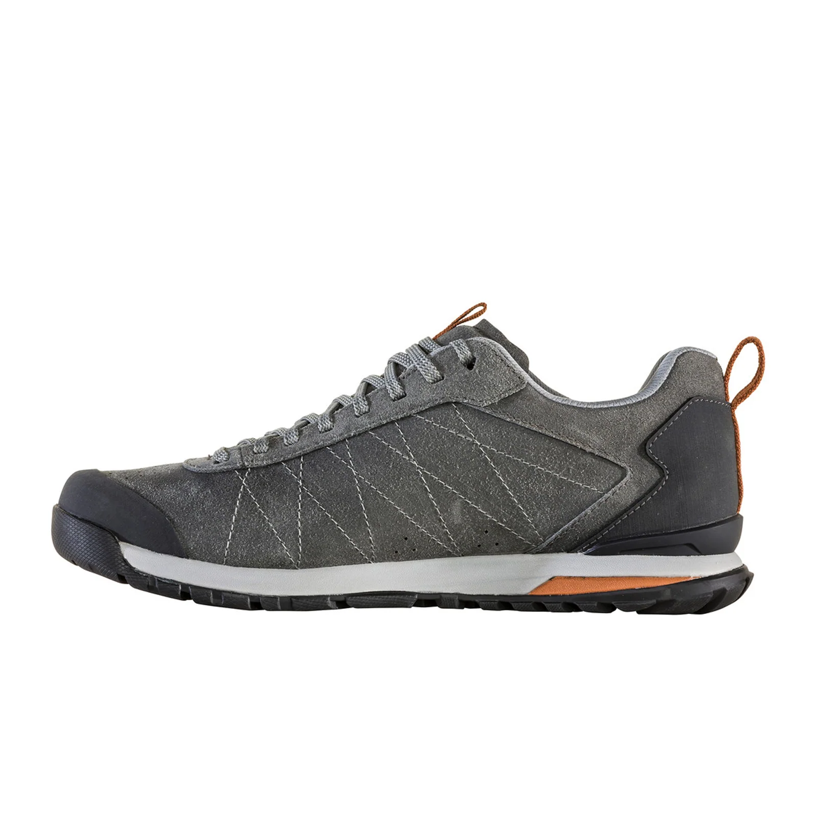 Oboz Bozeman Low Leather Lace Up Trail Shoe (Men) - Charcoal - Image 2