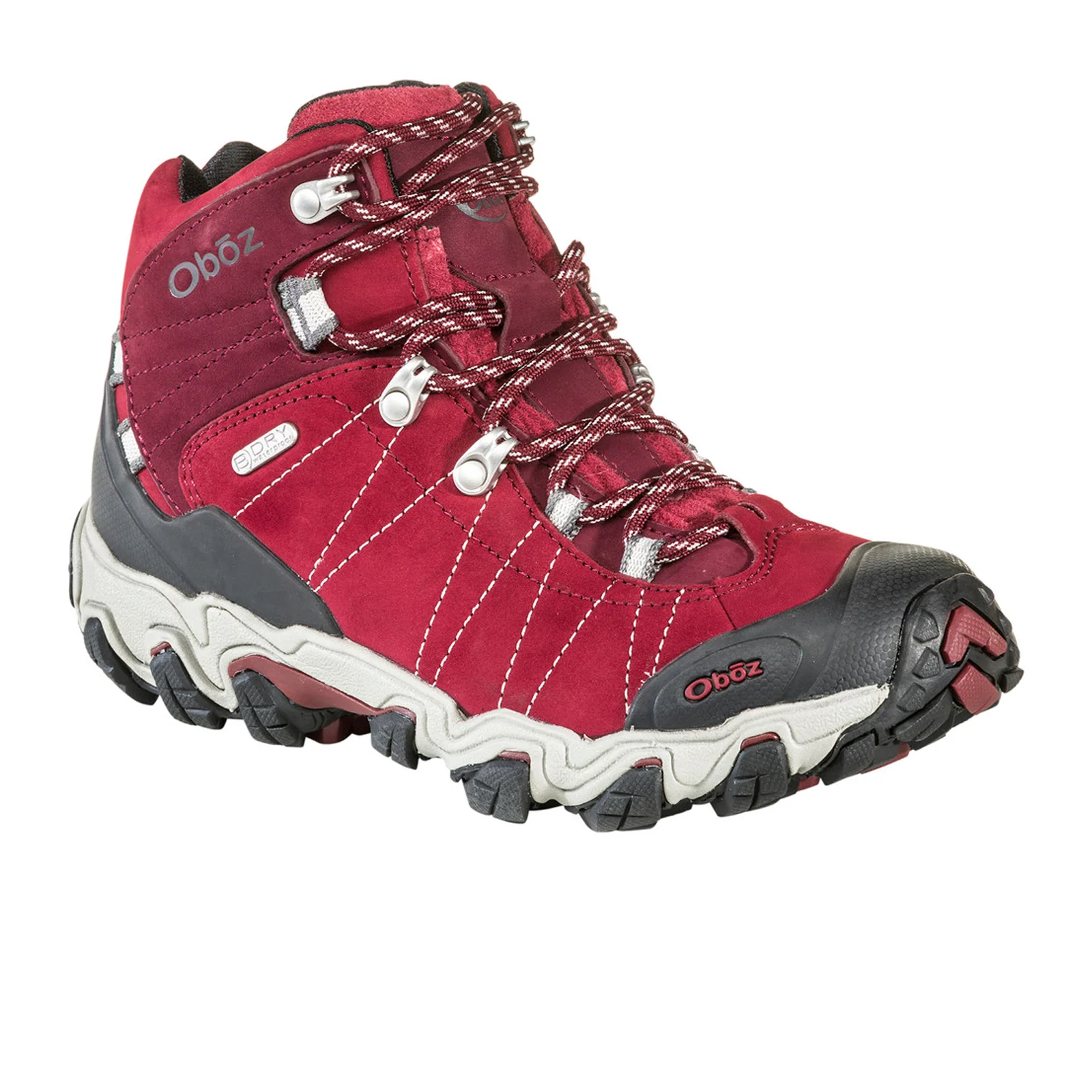 Oboz Bridger Mid B-DRY Hiking Boot (Women) - Rio Red - Image 3