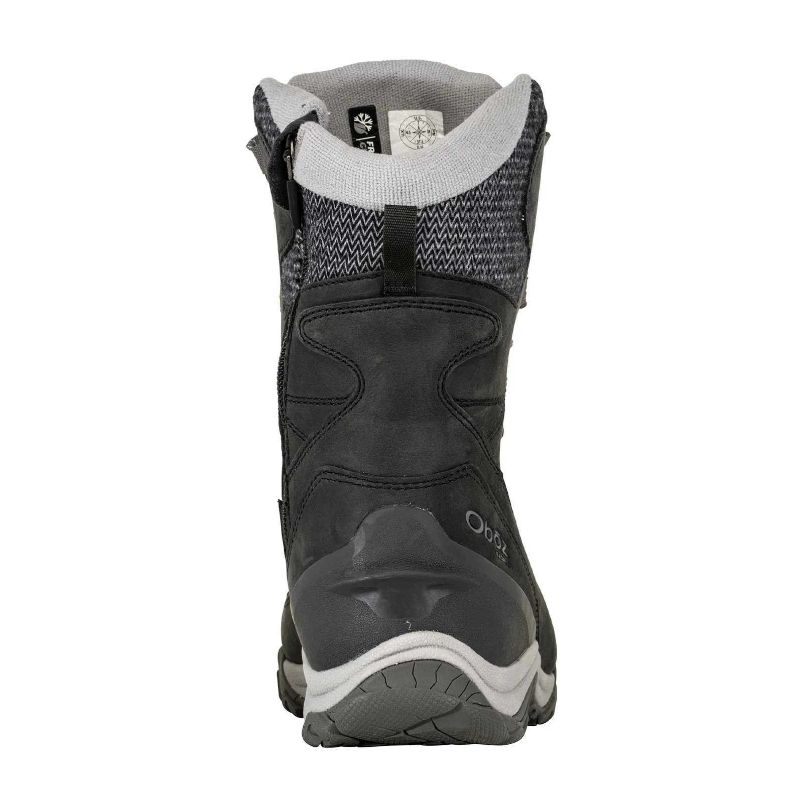 Oboz Ousel Mid Insulated B-DRY Winter Hiking Boot (Women) - Black Sea - Image 4