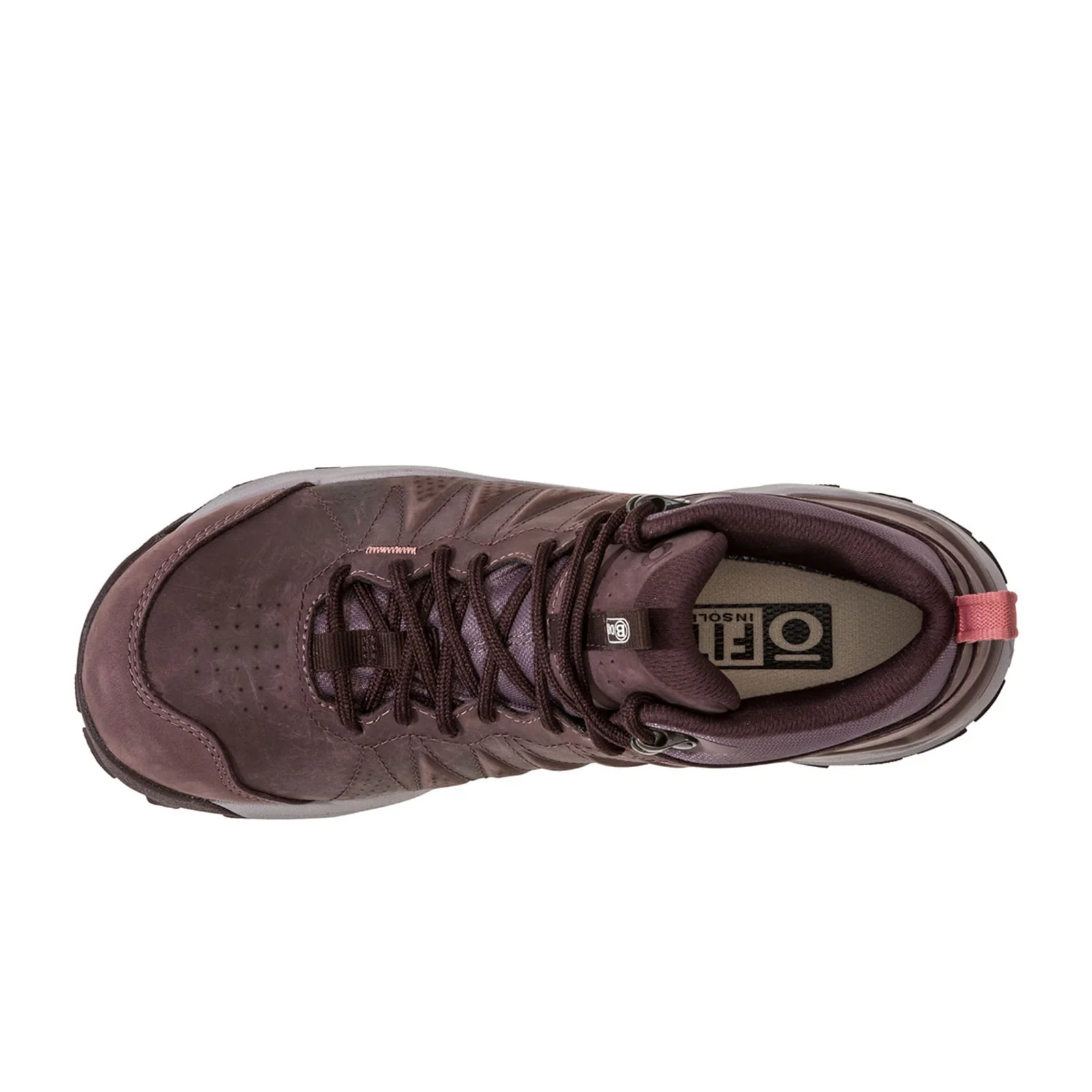 Oboz Sypes Low Leather B-DRY Hiking Shoe (Women) - Peppercorn - Image 3