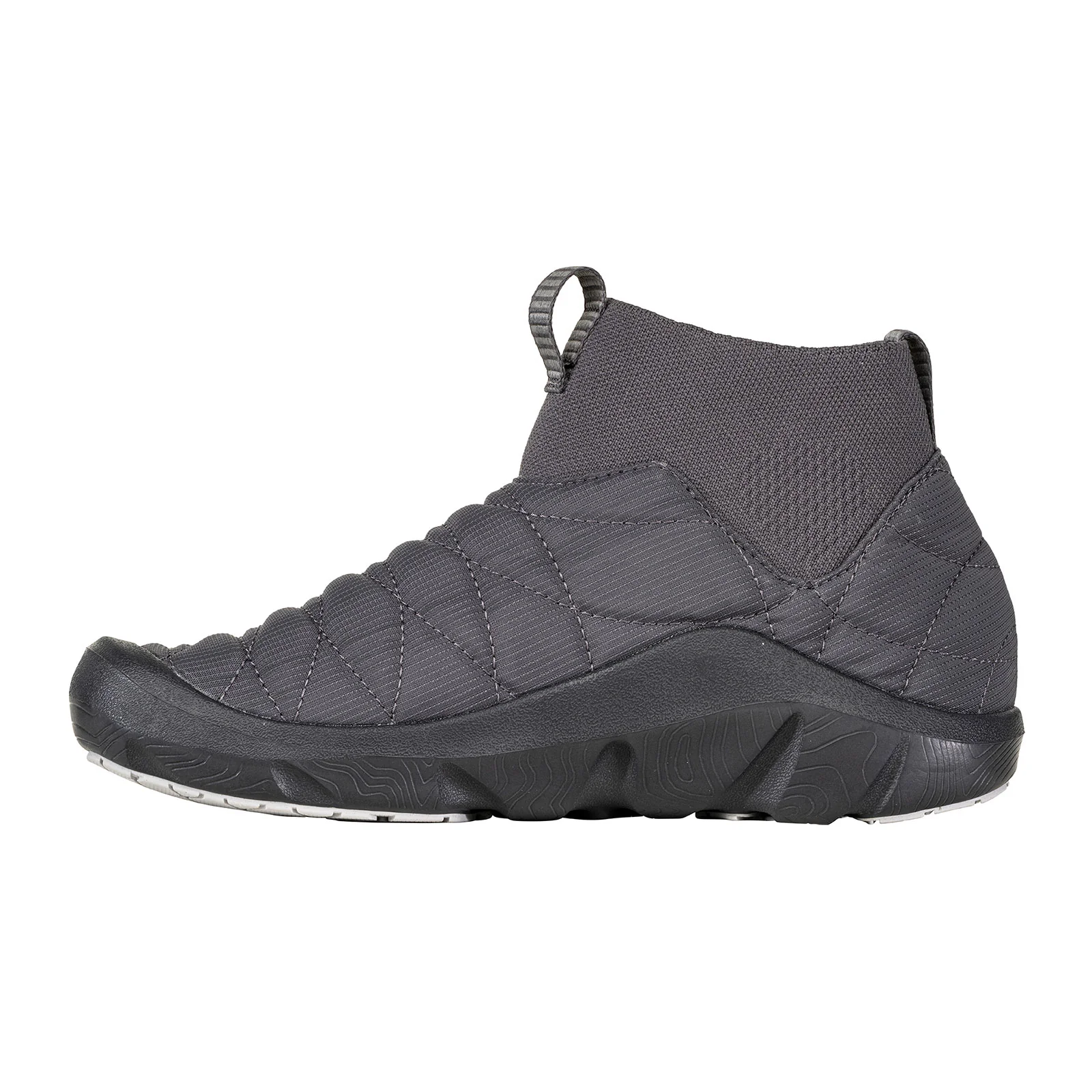 Oboz Whakata Puffy Mid Slipper (Unisex) - Asphalt - Image 2