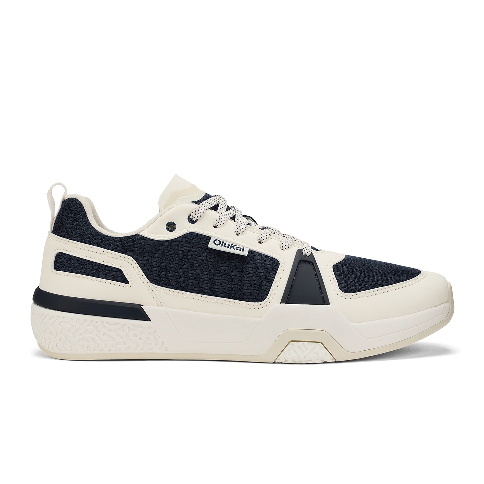 OluKai 'Anau Court Shoe (Men) - Mood Indigo/Bright White