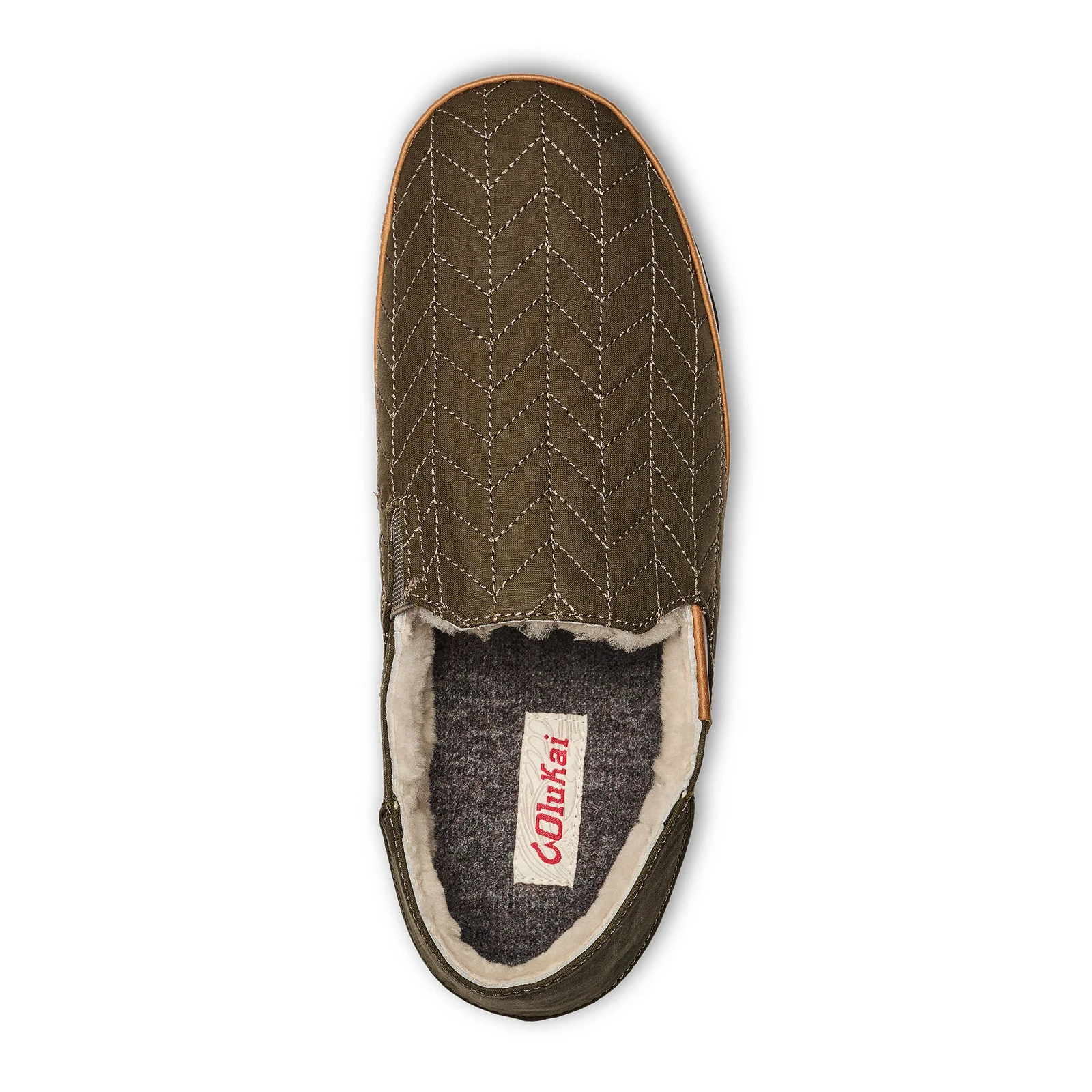 OluKai HanoHano Waxed Canvas Slipper (Men) - Husk/Husk - Image 4