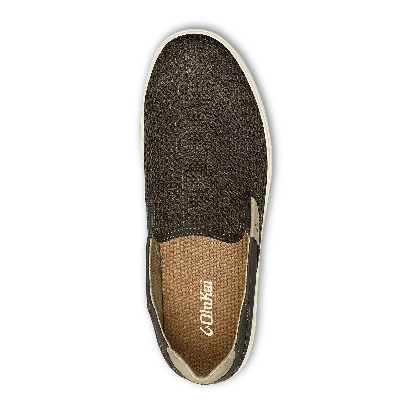 OluKai Lae'ahi Slip On Sneaker (Men) - Kona/Kona - Image 2