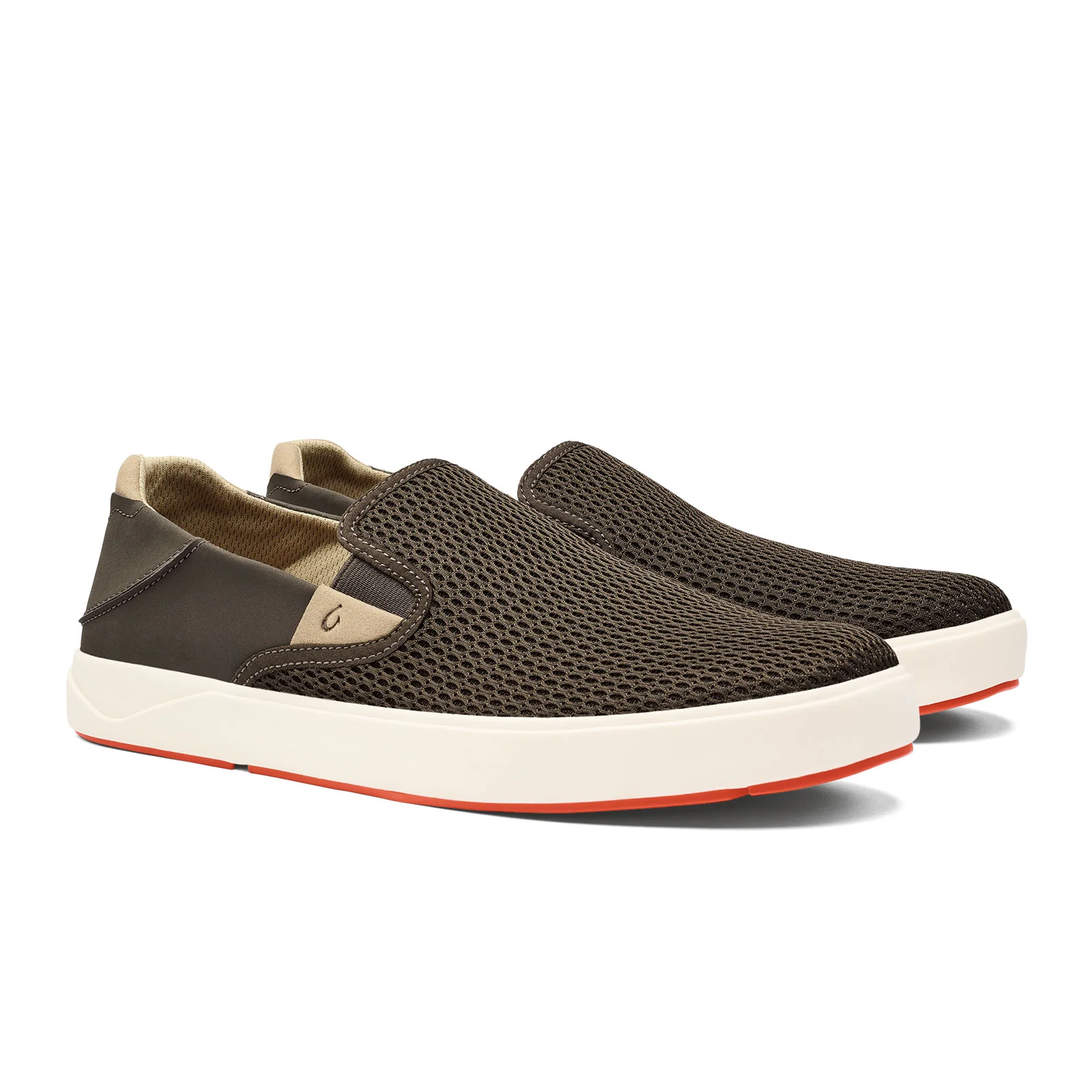 OluKai Lae'ahi Slip On Sneaker (Men) - Kona/Kona - Image 3