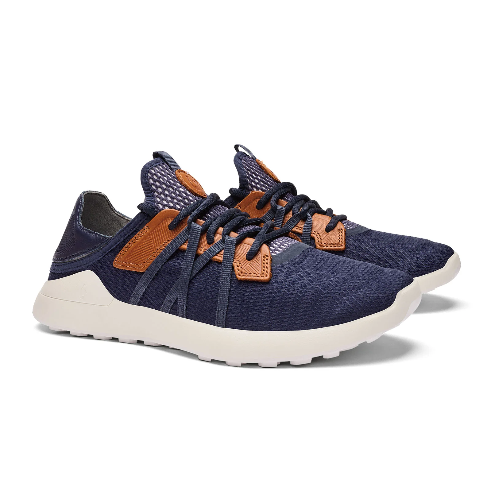 OluKai Manele Golf Shoe (Men) - Trench Blue/Trench Blue - Image 3