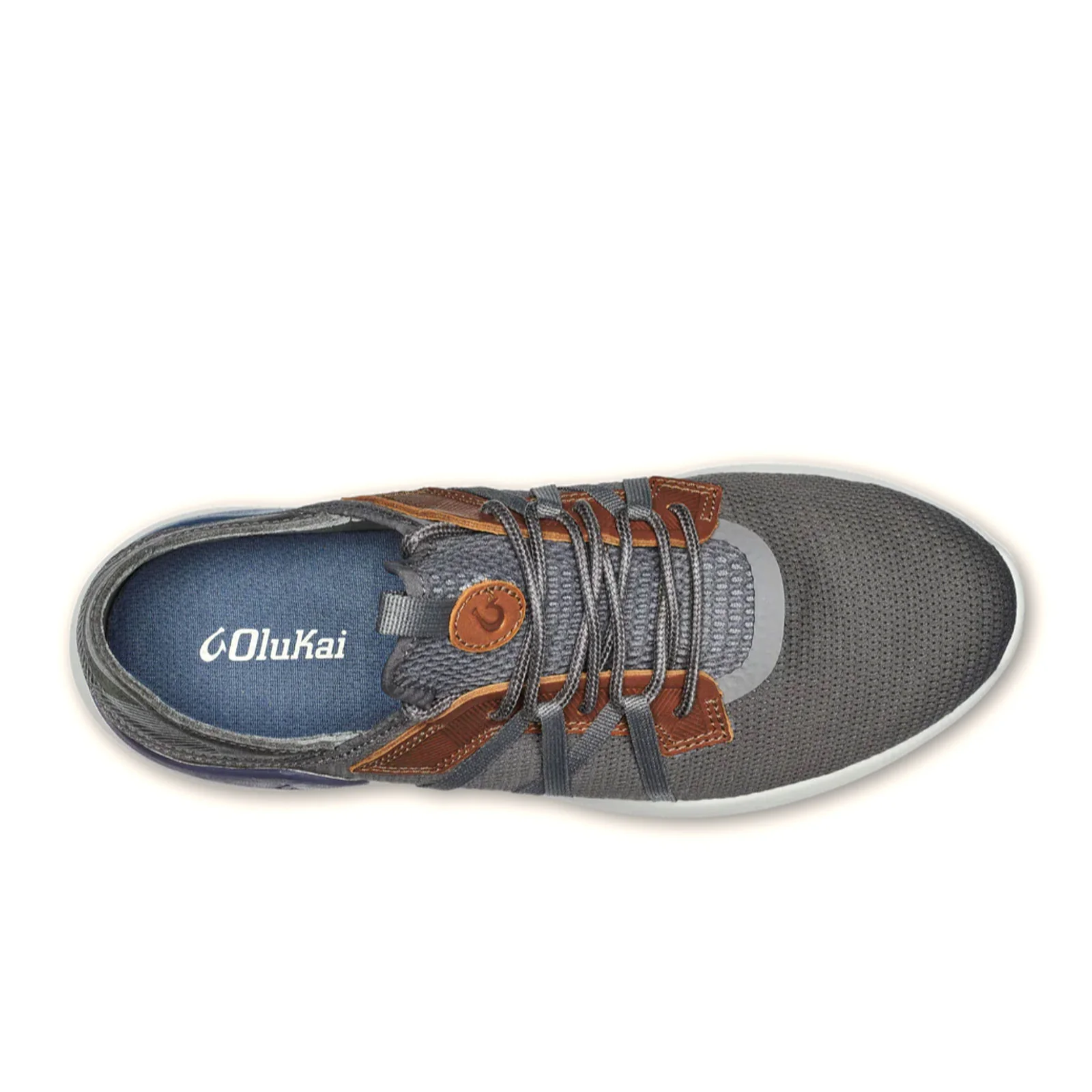 OluKai Mio Li Sneaker (Men) - Pavement/Vintage Indigo - Image 4