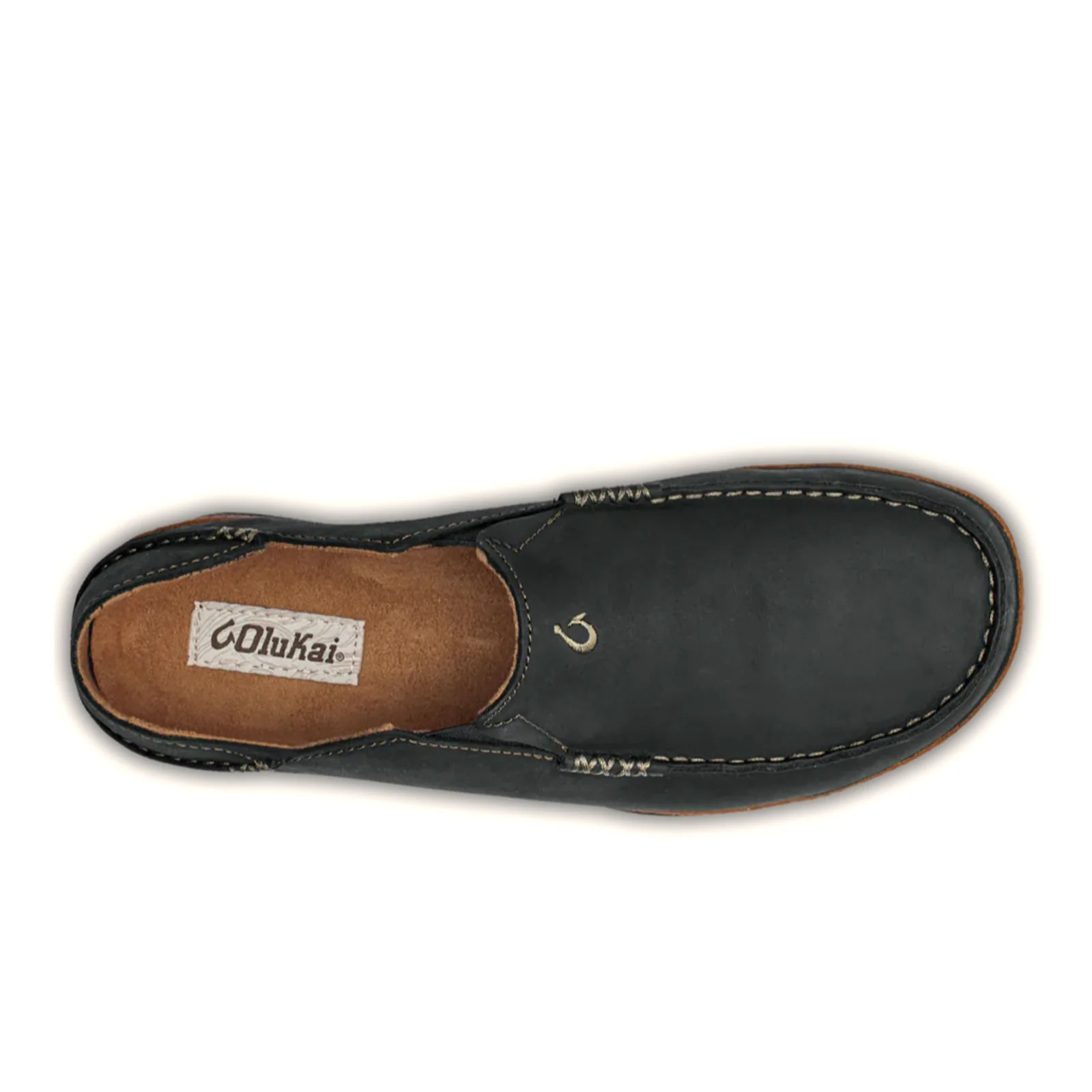 OluKai Moloa Slip On (Men) - Black/Toffee - Image 3