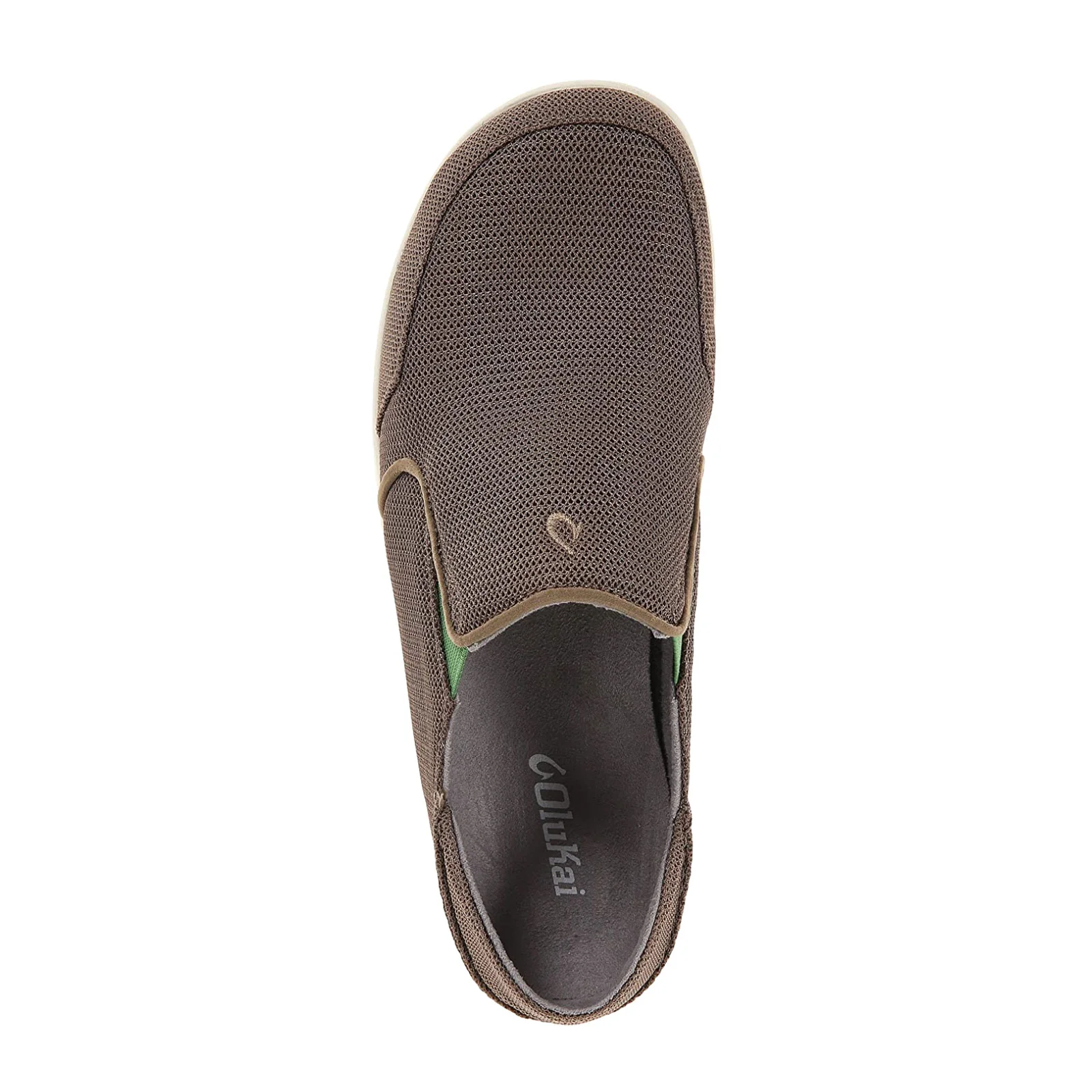 OluKai Nohea Mesh Slip On (Men) - Mustang/Lime Peel - Image 3