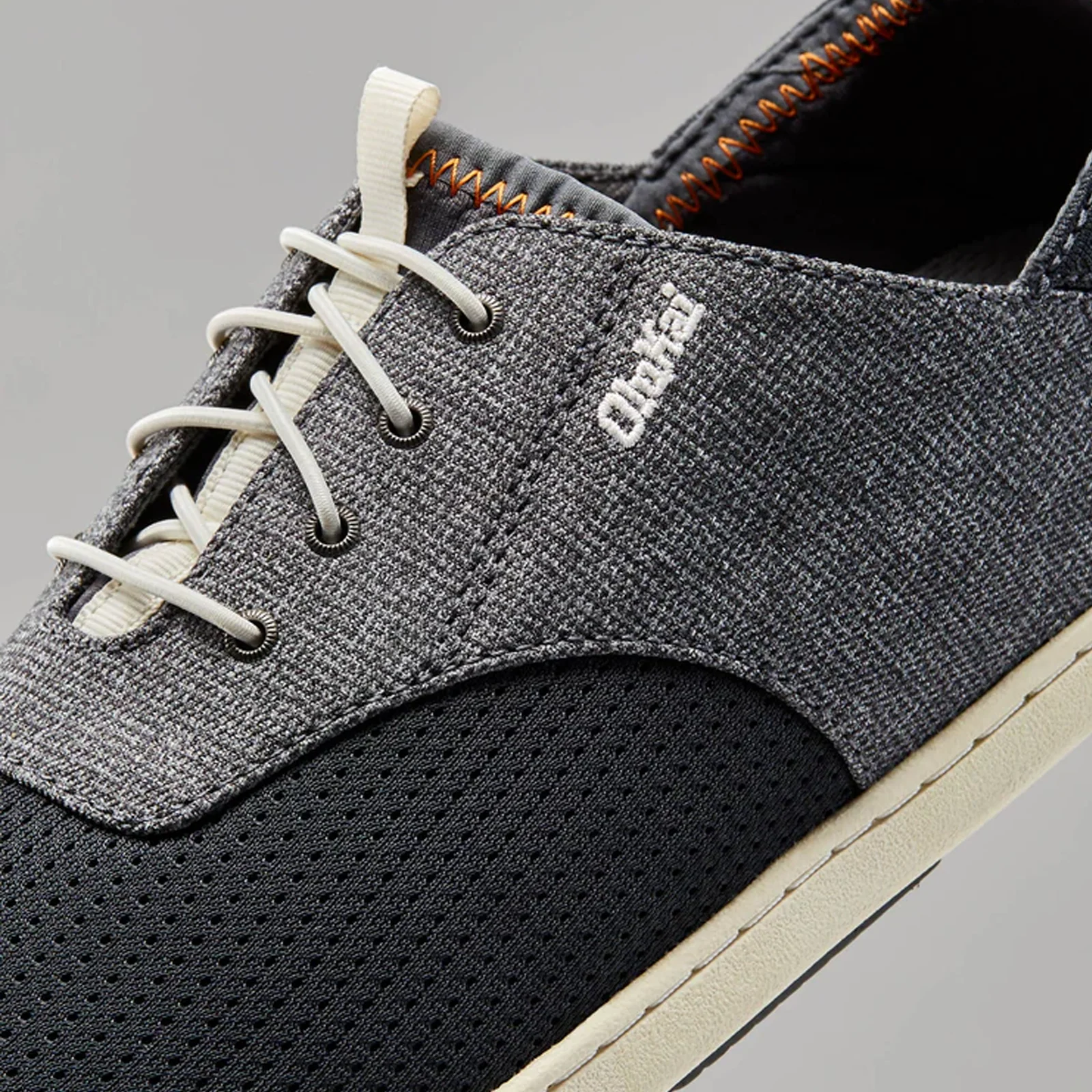 OluKai Nohea Moku Lace Up (Men) - Dark Shadow/Dark Shadow - Image 6