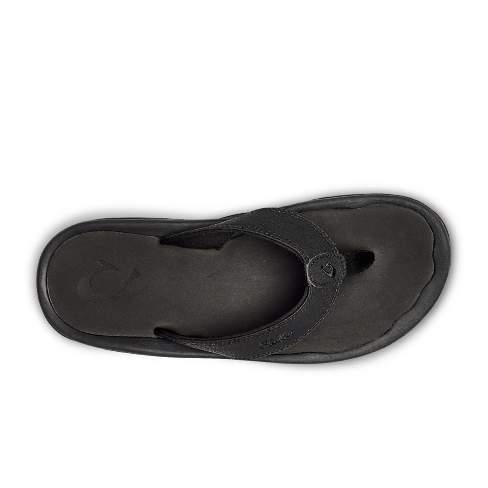 OluKai 'Ohana Sandal (Men) - Black/Black - Image 2