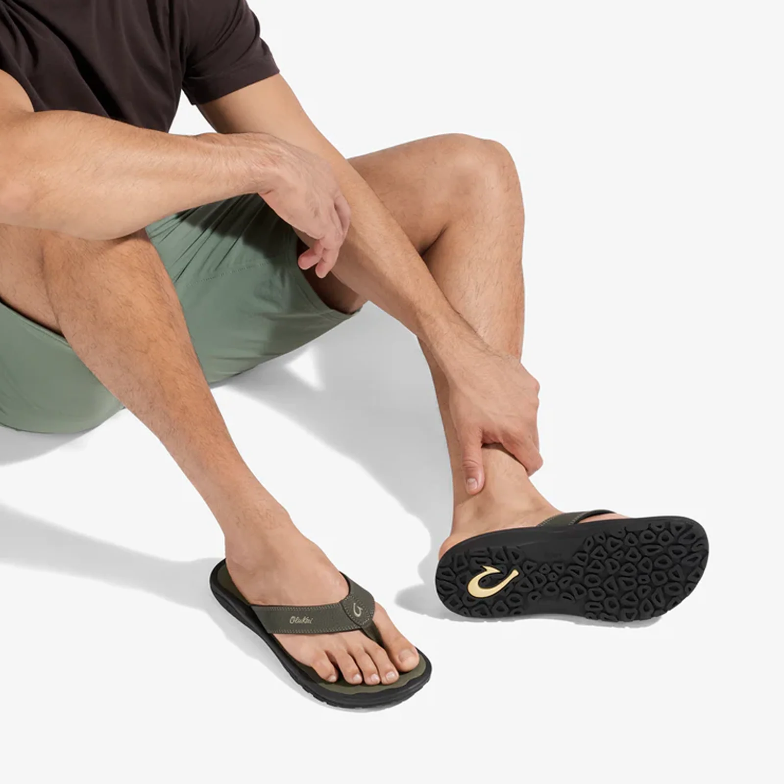 OluKai 'Ohana Sandal (Men) - Kona/Kona - Image 7
