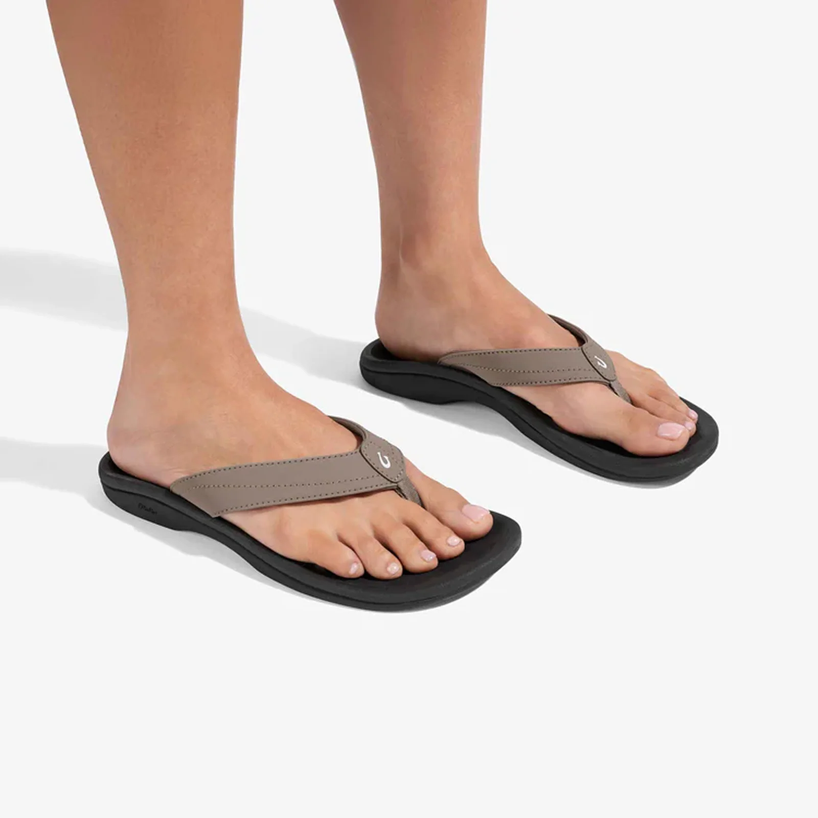 OluKai 'Ohana Sandal (Women) - Warm Taupe/Black - Image 9