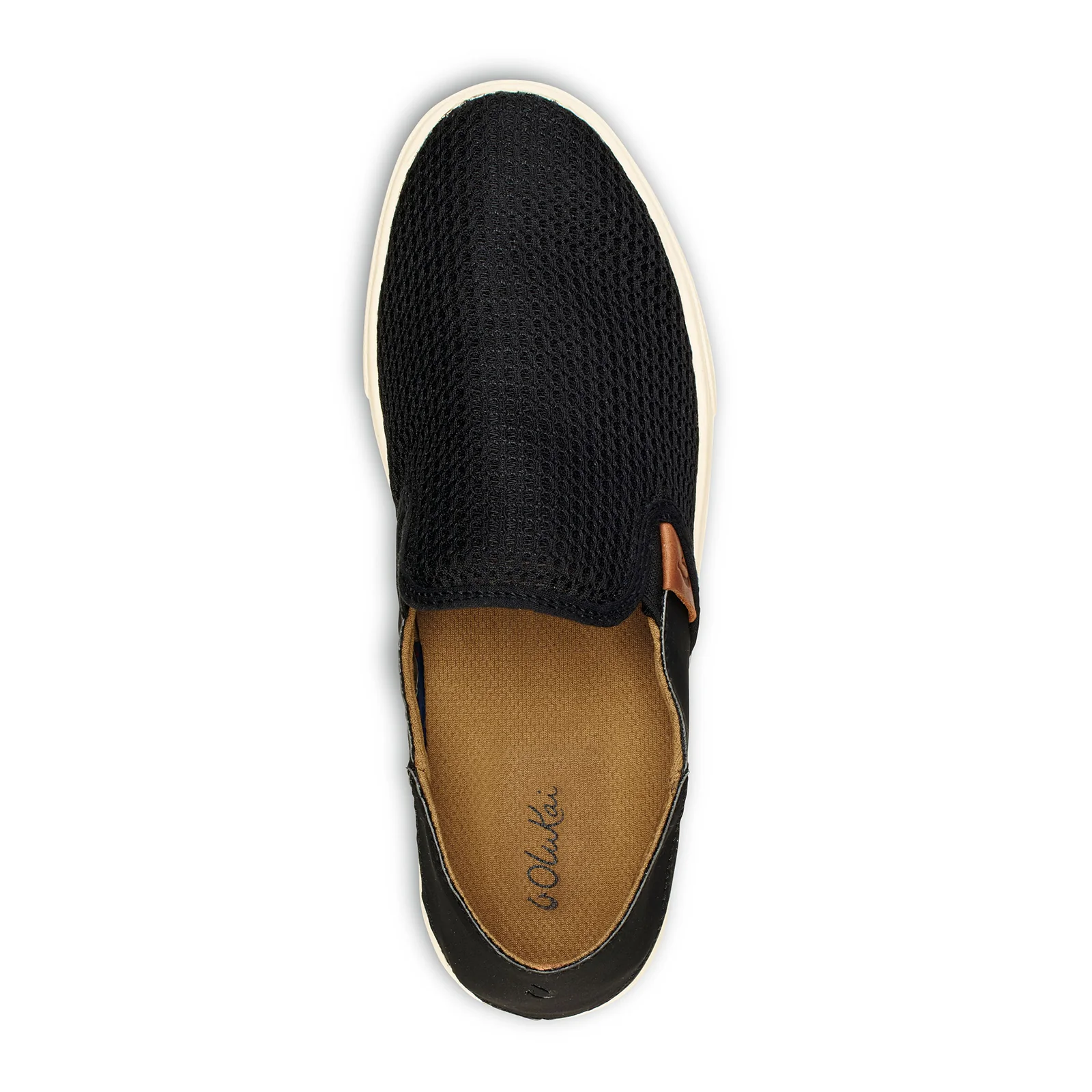 OluKai Pehuea Slip On (Women) - Black/Black - Image 3