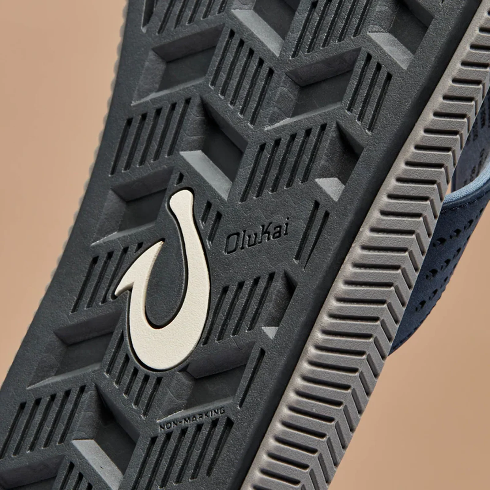 OluKai Ulele Sandal (Men) - Blue Depth/Charcoal - Image 7