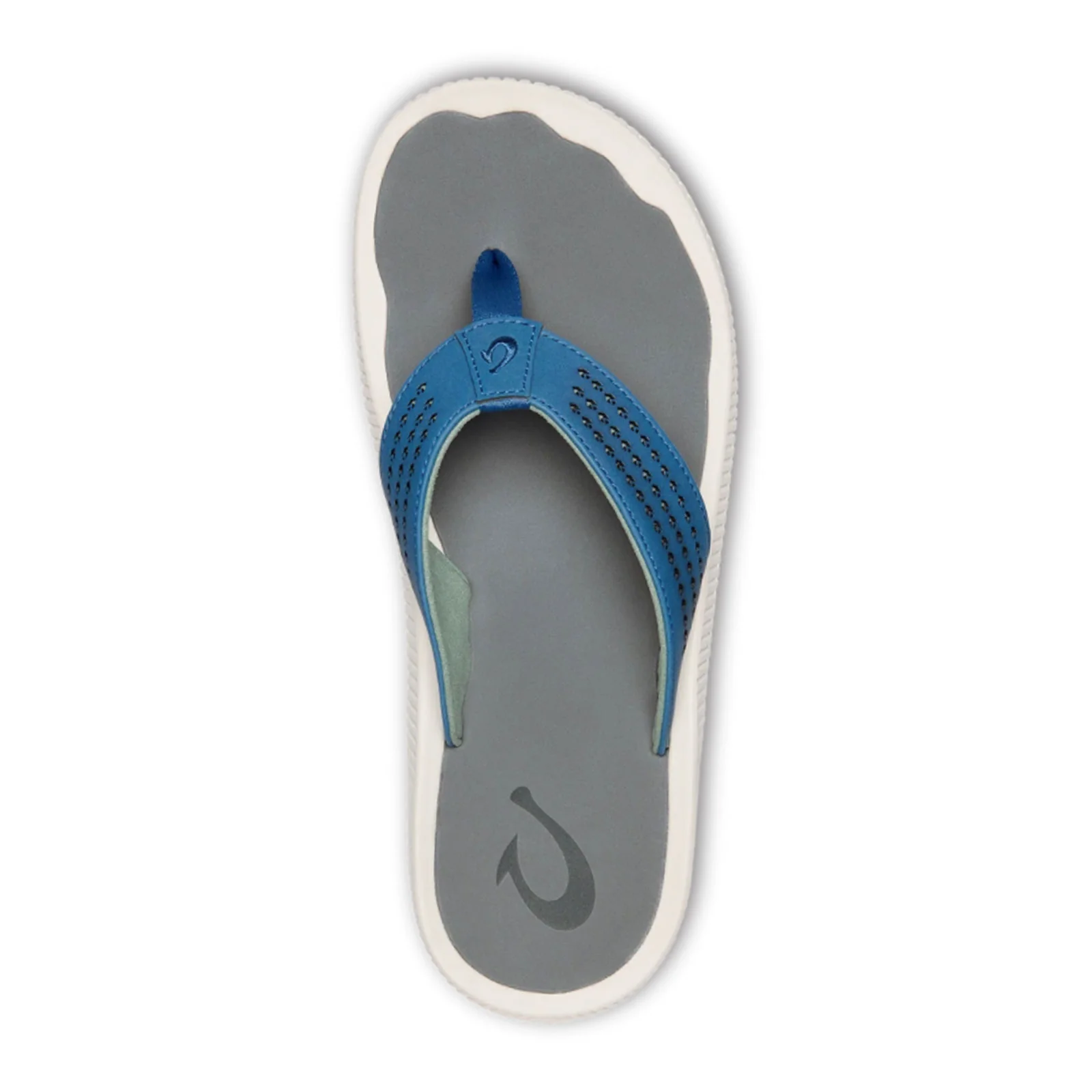 OluKai Ulele Sandal (Men) - Slate Blue/Charcoal - Image 2