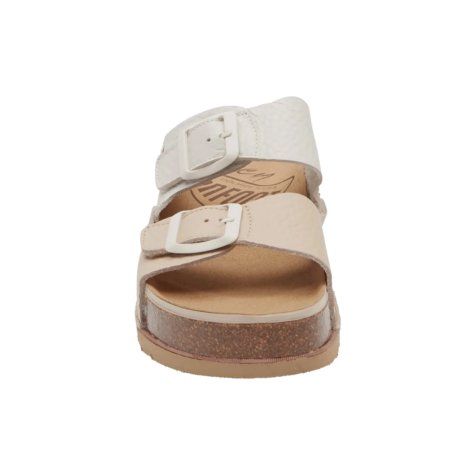 On Foot 1107 Naoshima Sandal (Women) - Beige/Blanco - Image 3