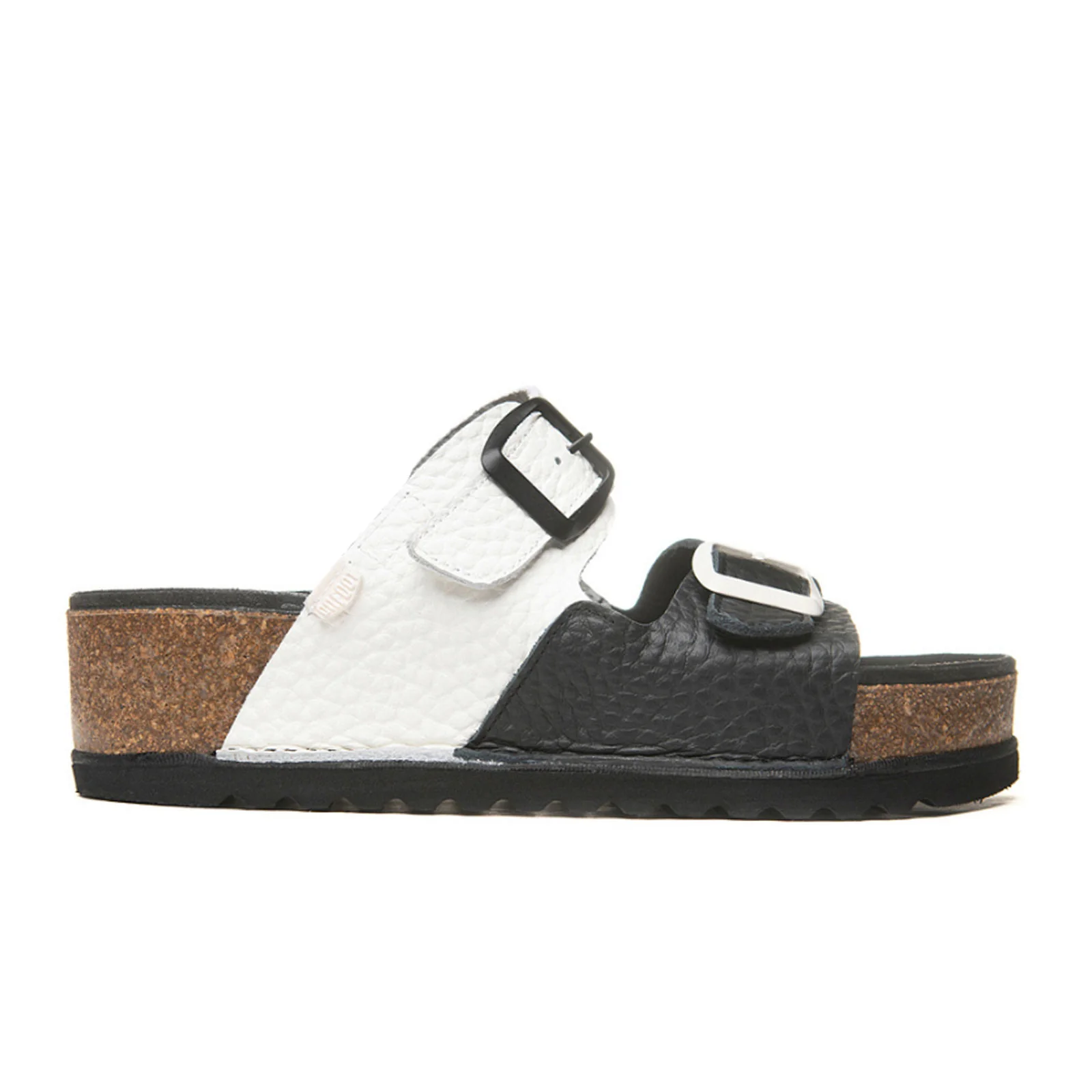 On Foot 1107 Naoshima Sandal (Women) - Negro/Blanco