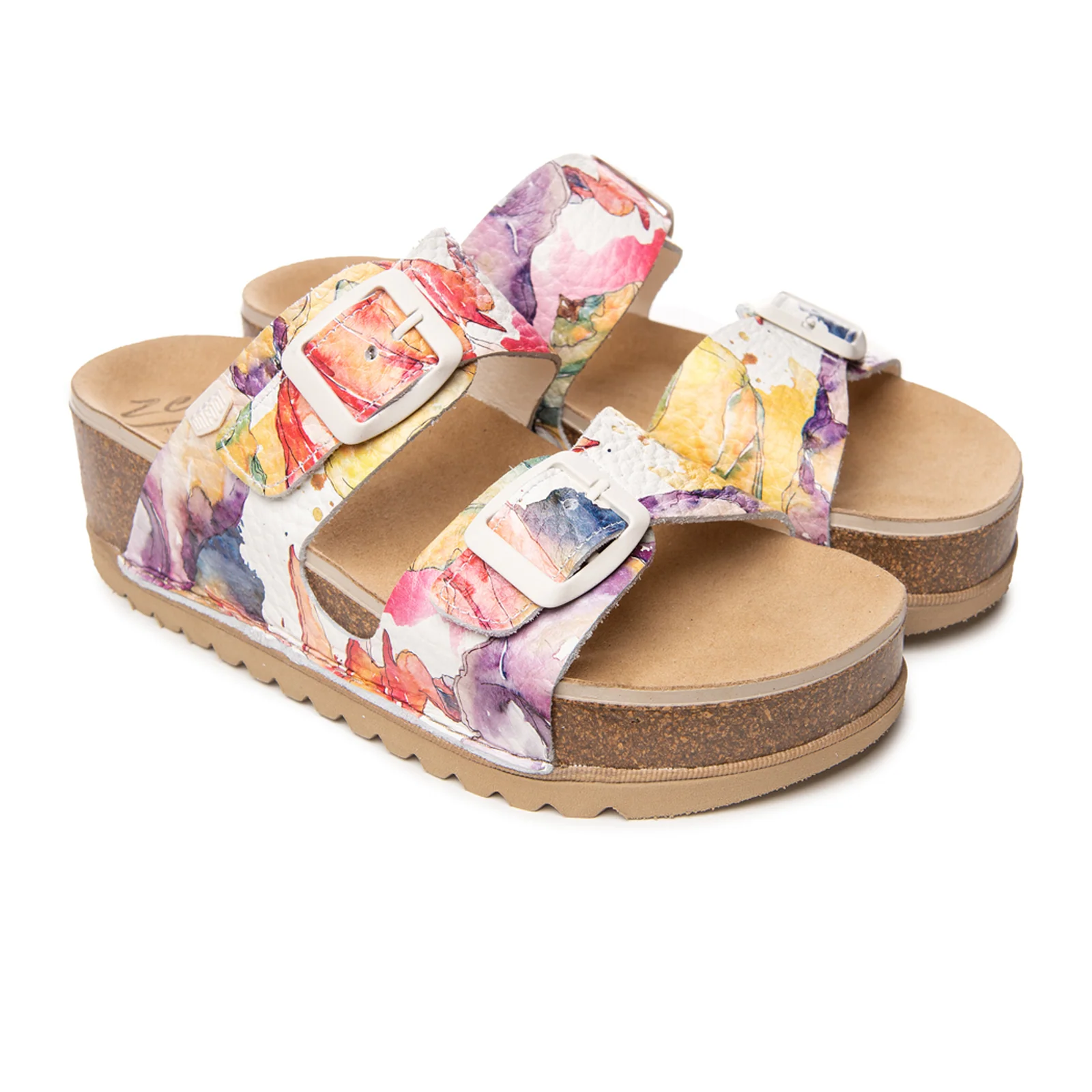 On Foot Aurora Slide Sandal (Women) - Flowers - Image 2