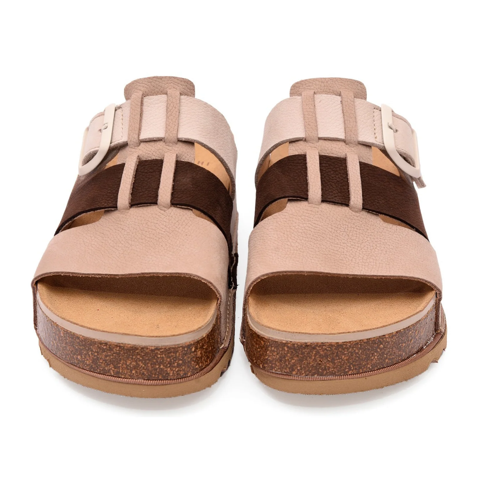 On Foot 1115 Naoshima Sandal (Women) - Nobuck Kume/Khave/Bone - Image 5