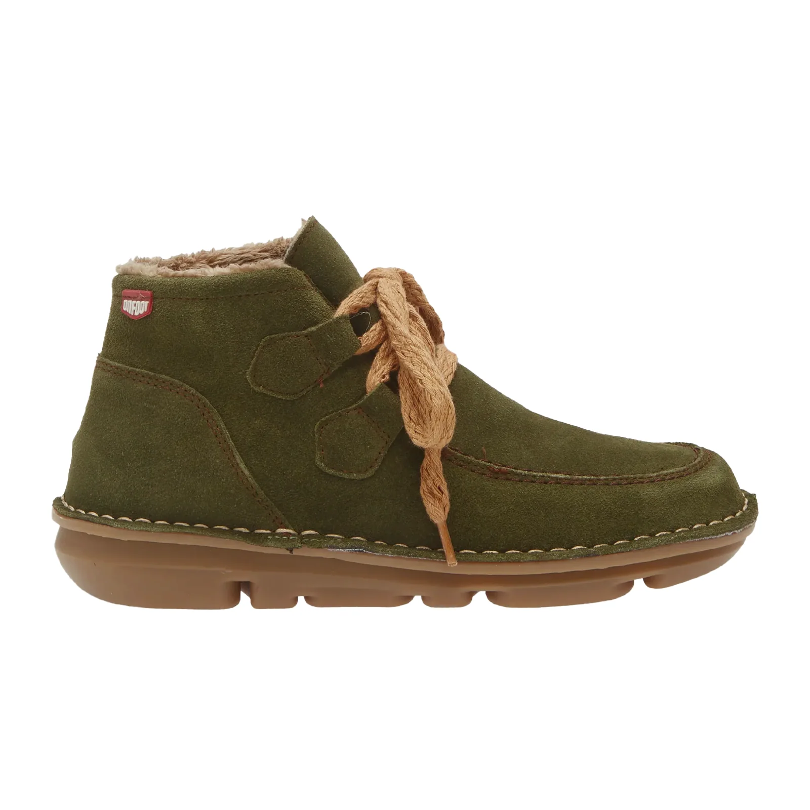 On Foot Silken Lace Up Boot (Women) - Musgo Suede