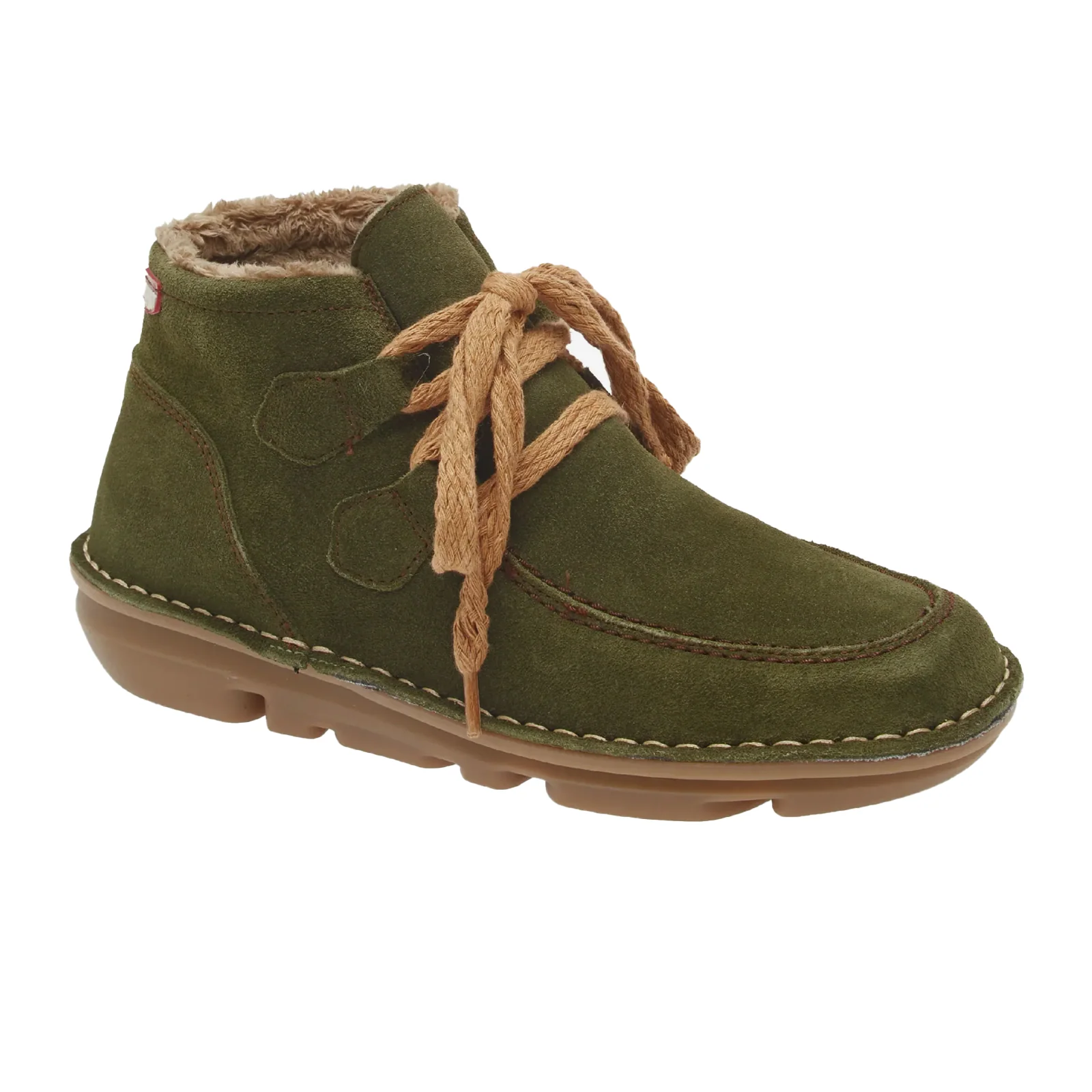 On Foot Silken Lace Up Boot (Women) - Musgo Suede - Image 2