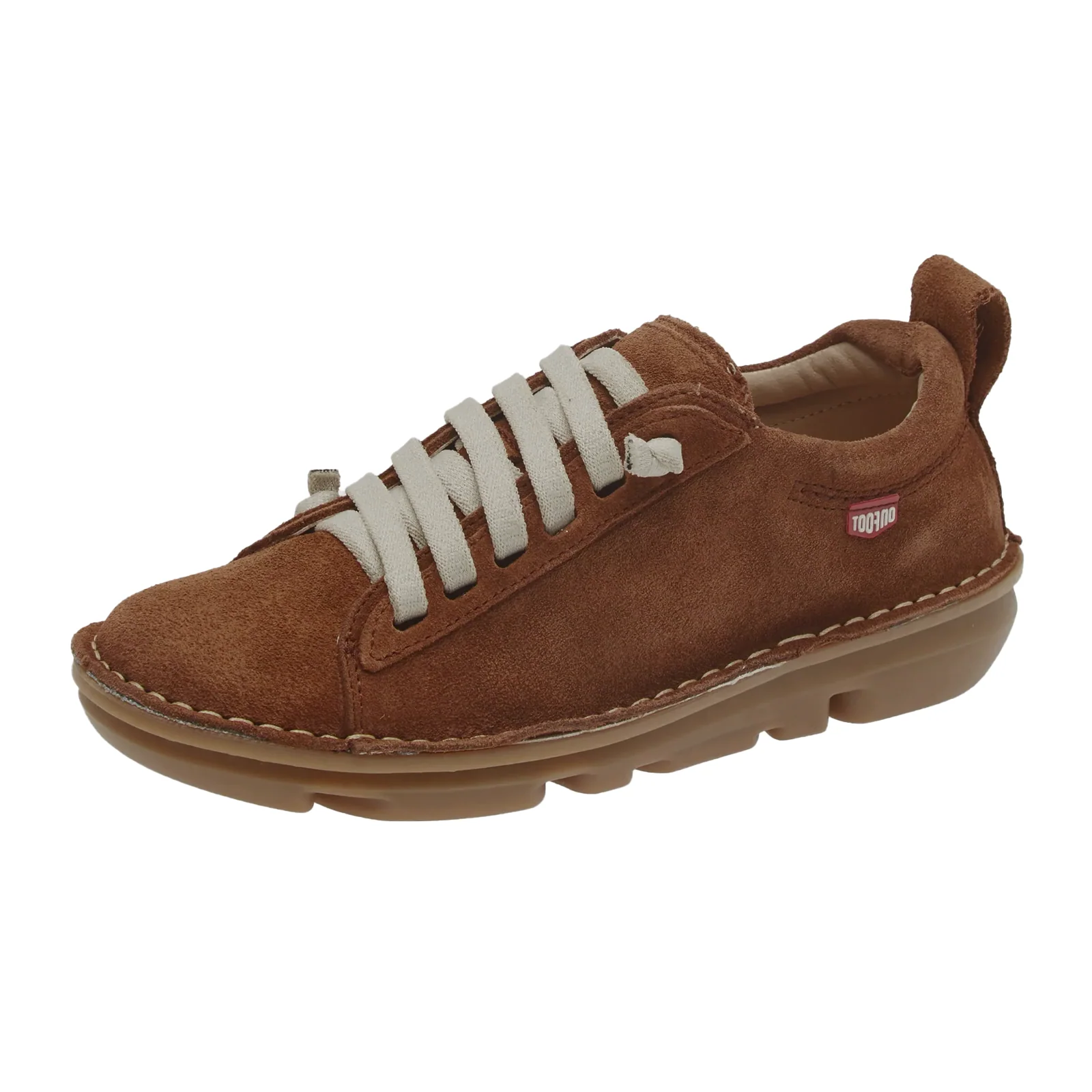 On Foot Silken Low Top Sneaker (Women) - Castana Suede - Image 2