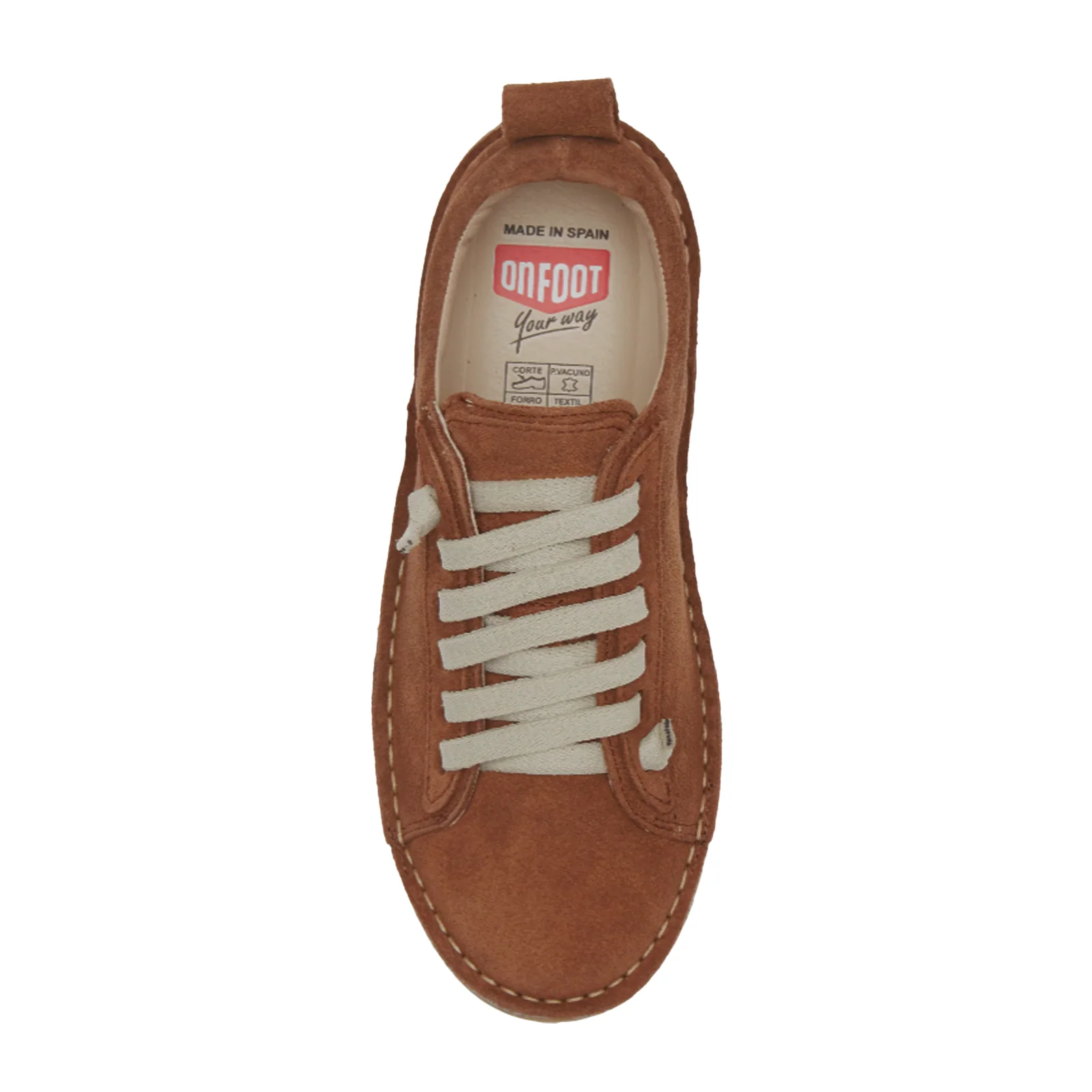 On Foot Silken Low Top Sneaker (Women) - Castana Suede - Image 5