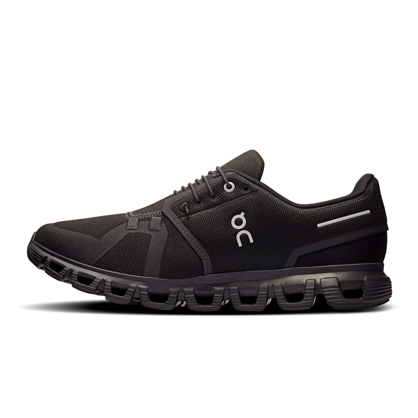 On Running Cloud 6 Running Shoe (Men) - Black/Black - Image 2