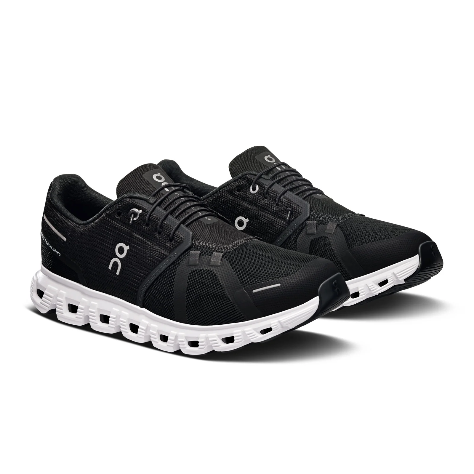 On Running Cloud 6 Running Shoe (Men) - Black/White - Image 3